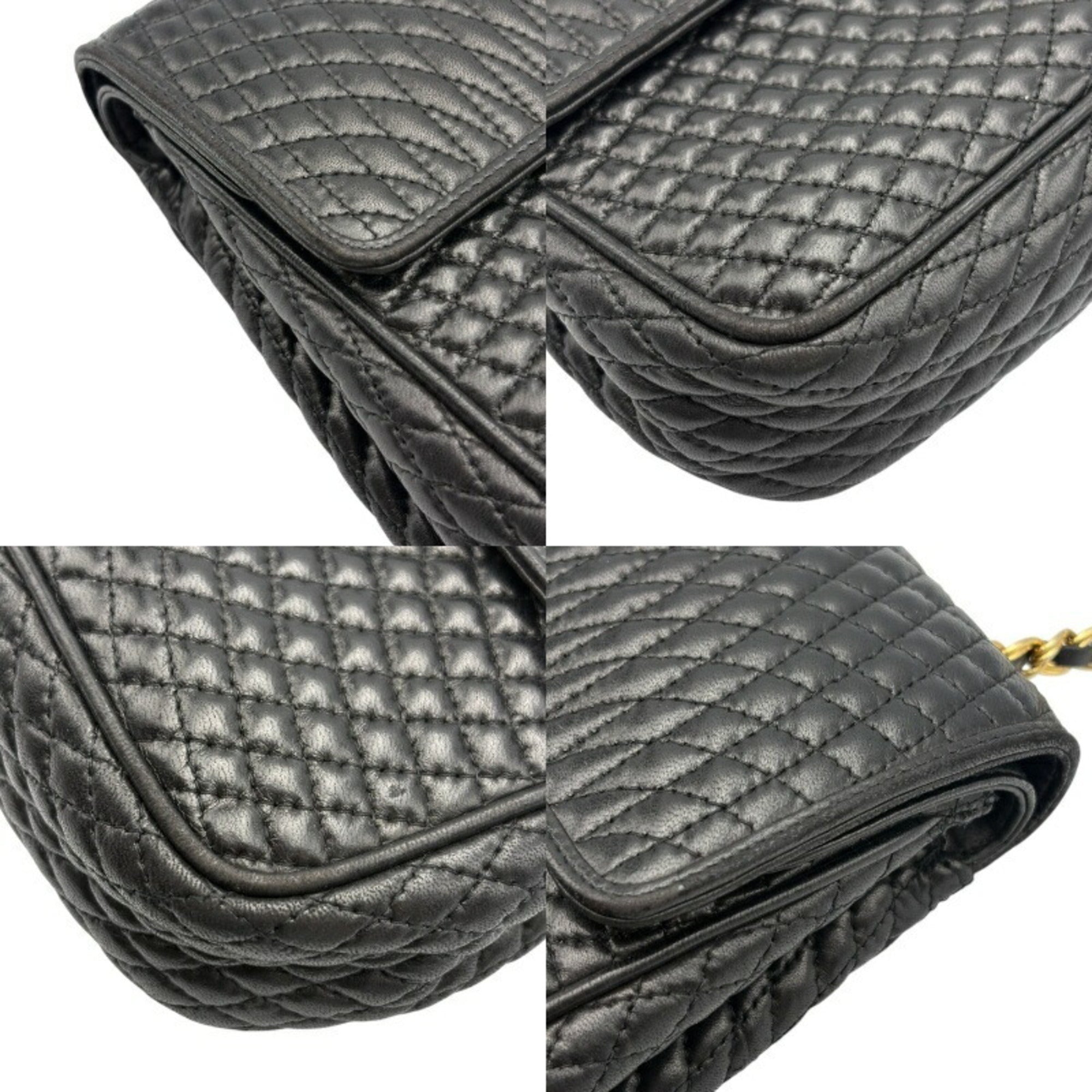Bally Black Leather Shoulder Bag (Pre-Owned)