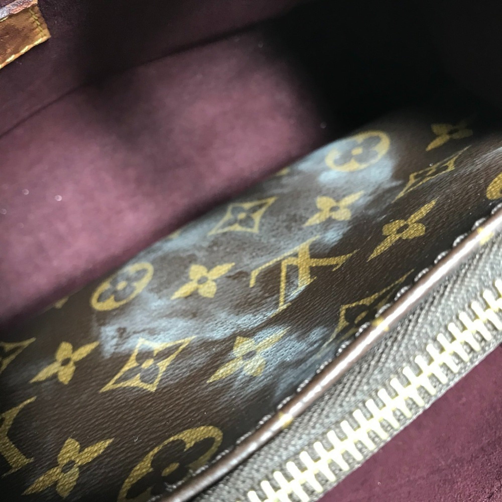 Louis Vuitton Brown Monogram Monogram Handbag Shoulder Bag Tote Bag (Pre-Owned)