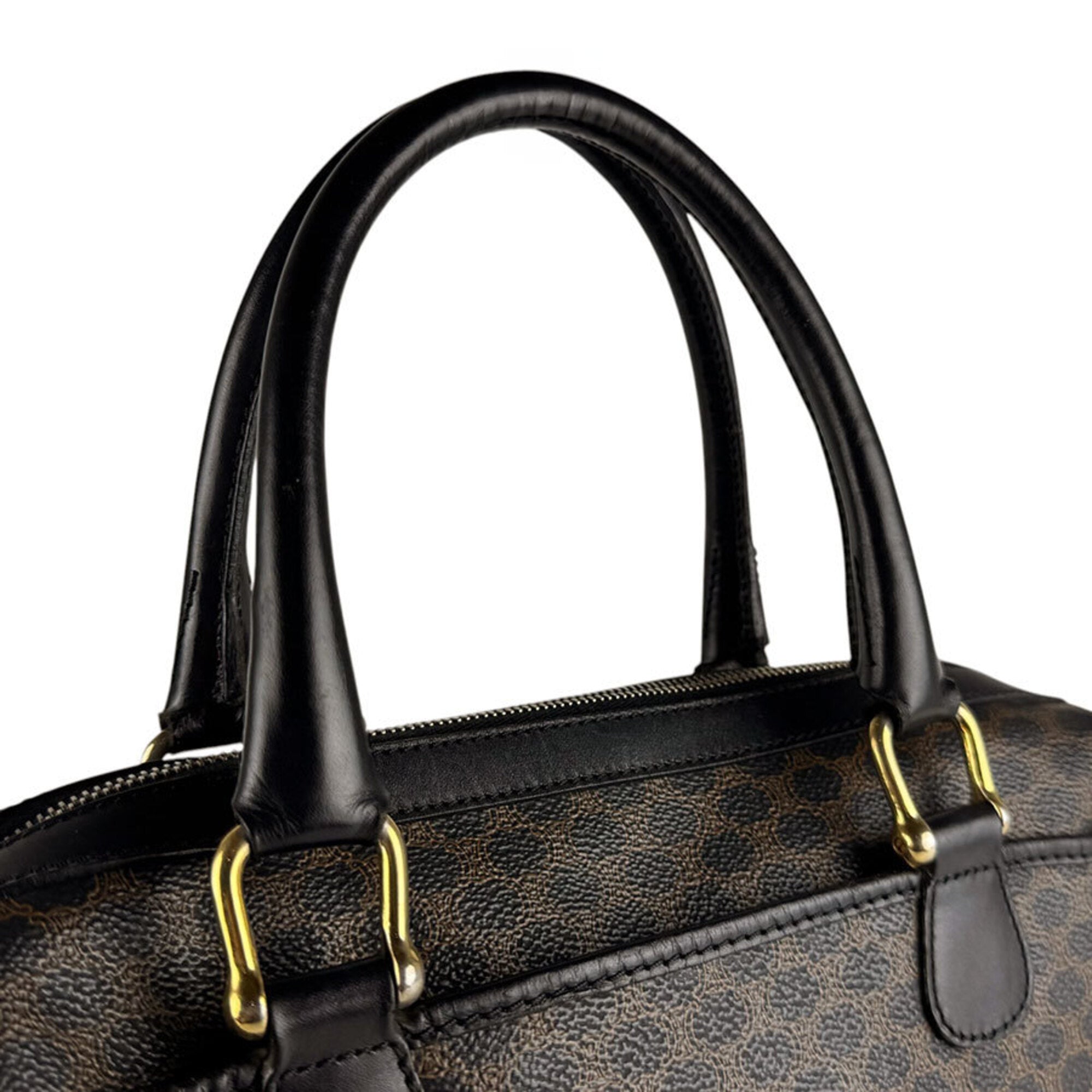Celine Black Coated Canvas Handbag (Pre-Owned)