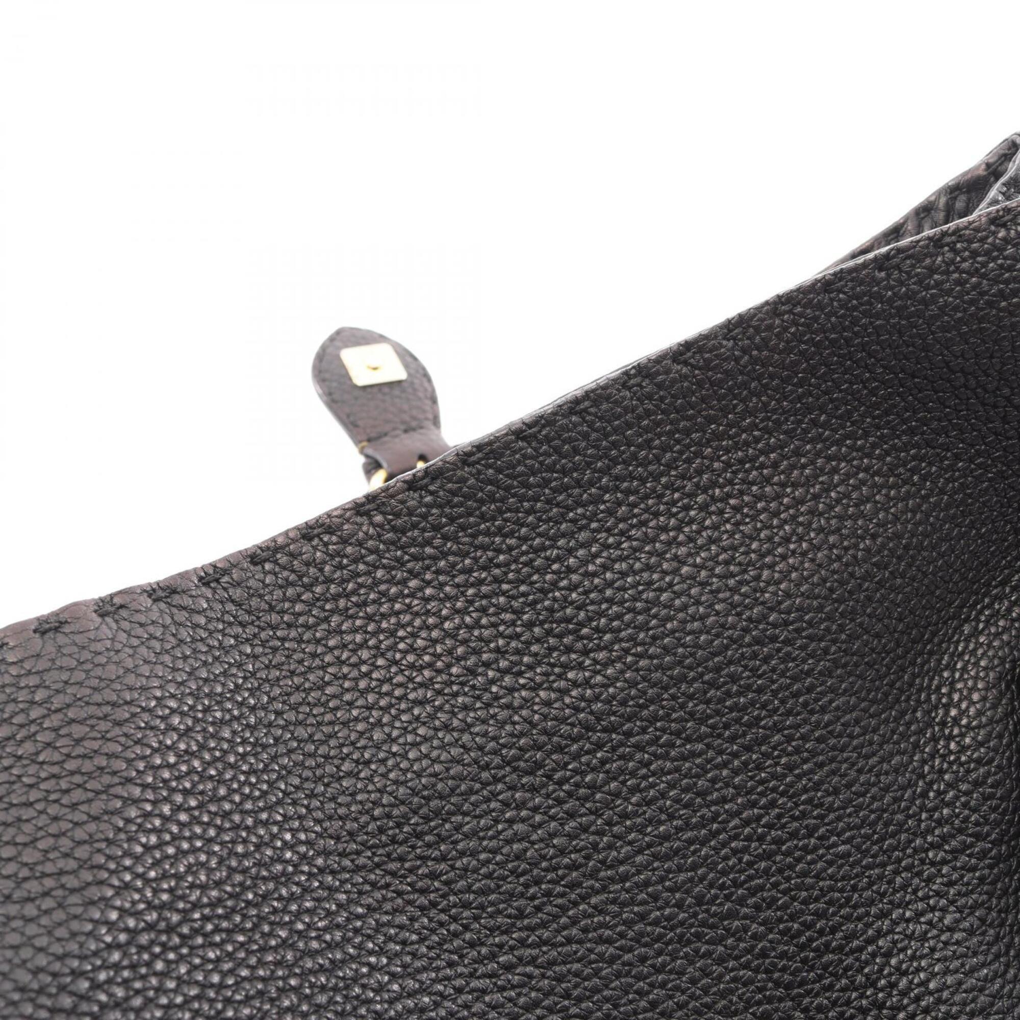 Fendi Black Leather Handbag (Pre-Owned)