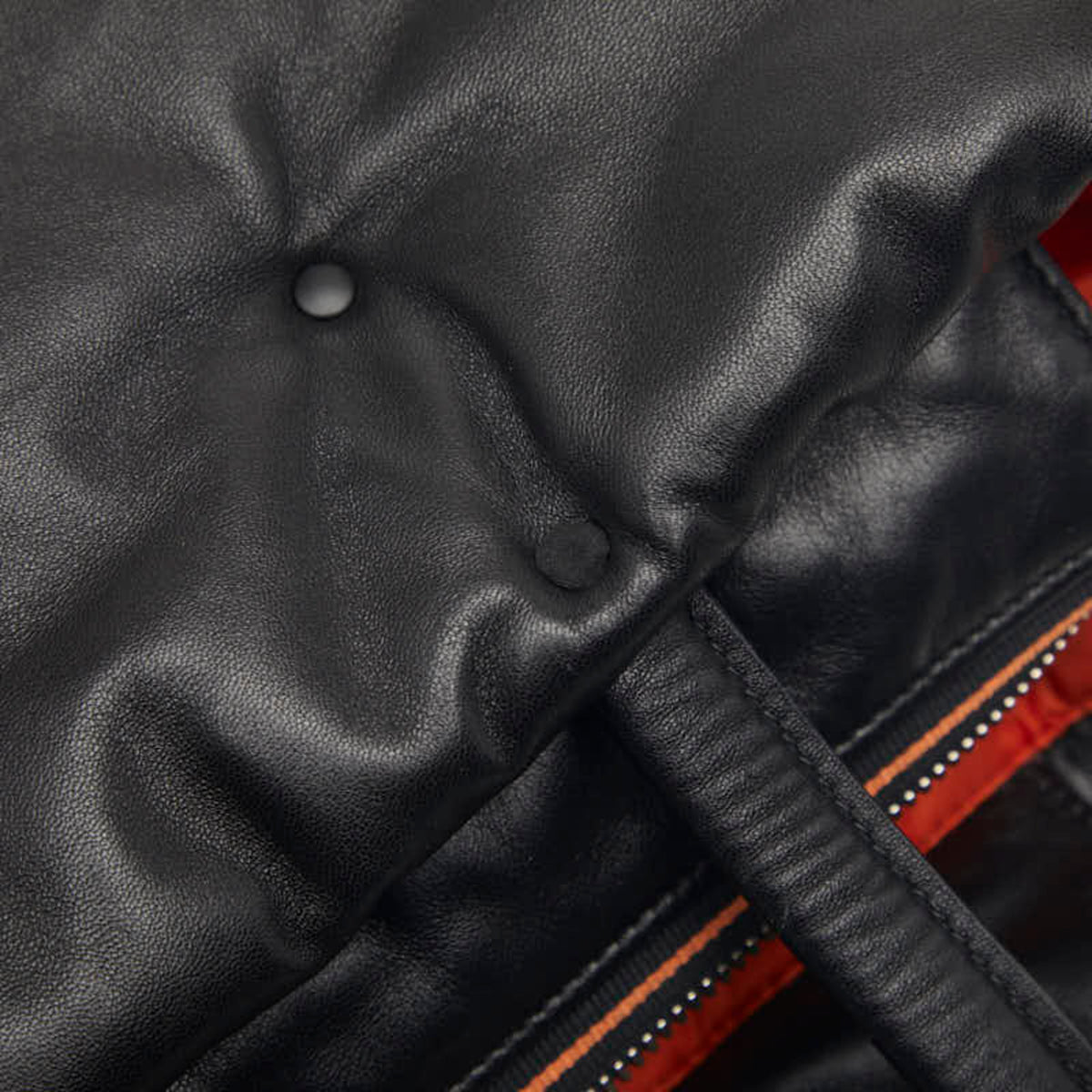 Prada Black Leather Shoulder Bag Tote Bag (Pre-Owned)