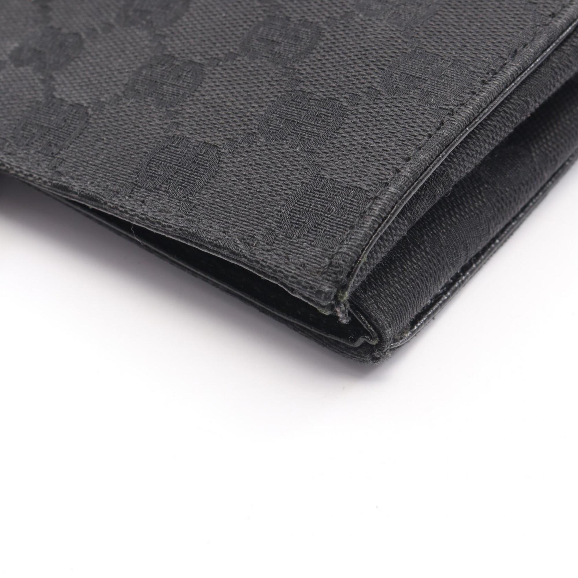 Gucci Black Canvas Leather Handbag (Pre-Owned)