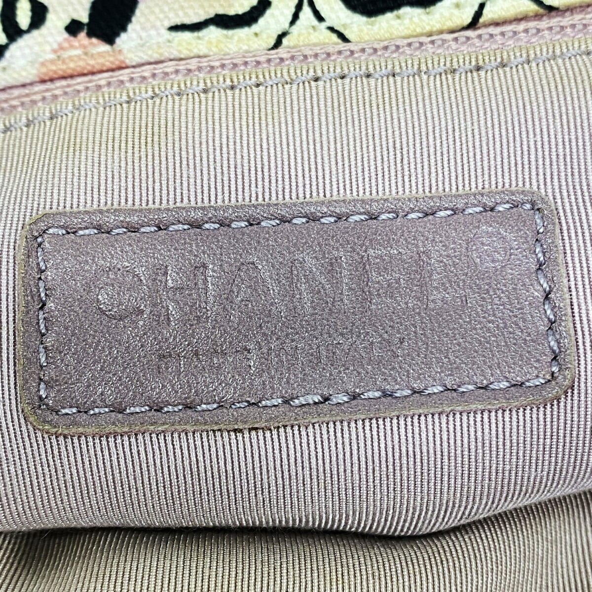 Chanel Gray Multi-Color Canvas Tote Bag (Pre-Owned)