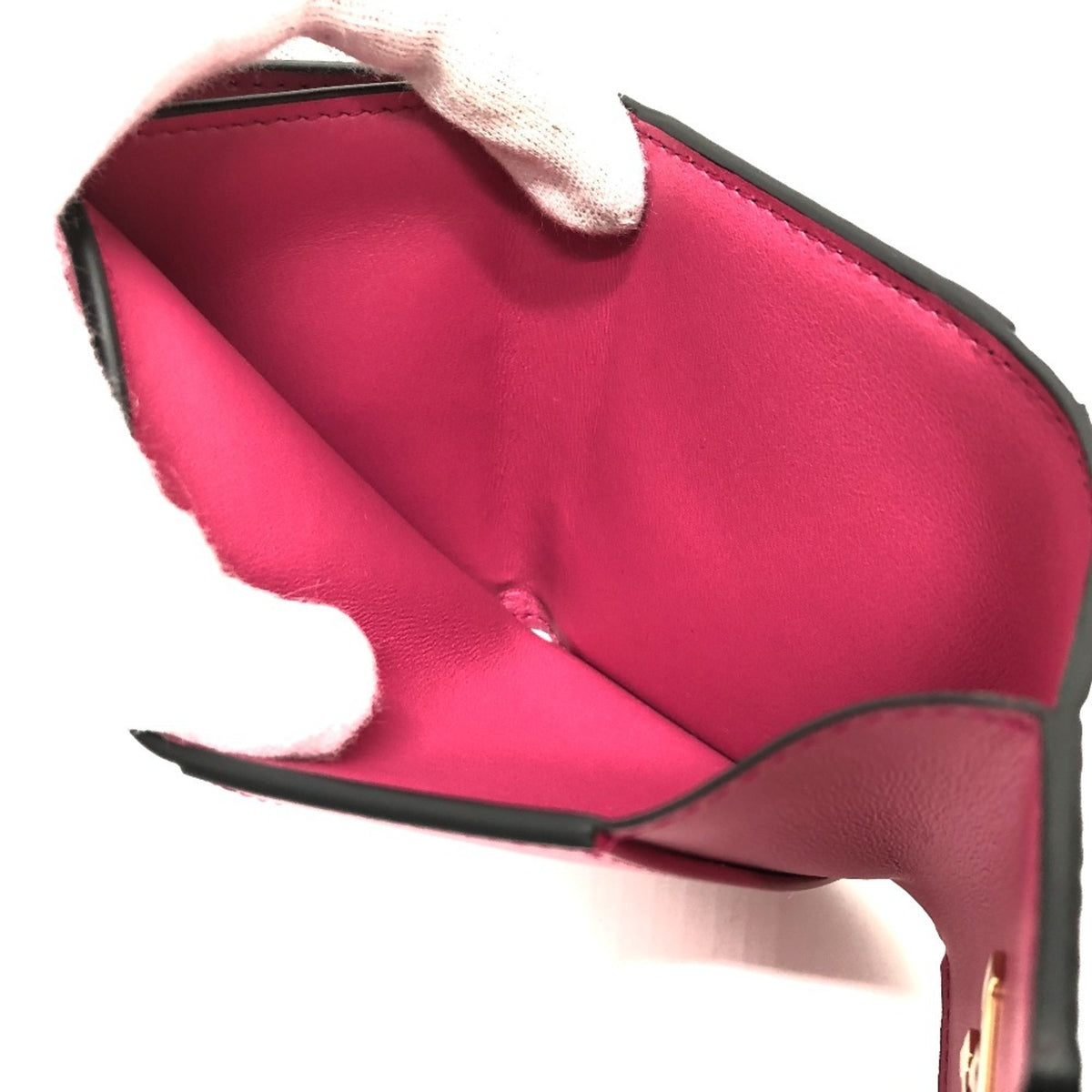 Louis Vuitton Bicolor Black Noir Pink Leather Coin Purse/Coin Case (Pre-Owned)