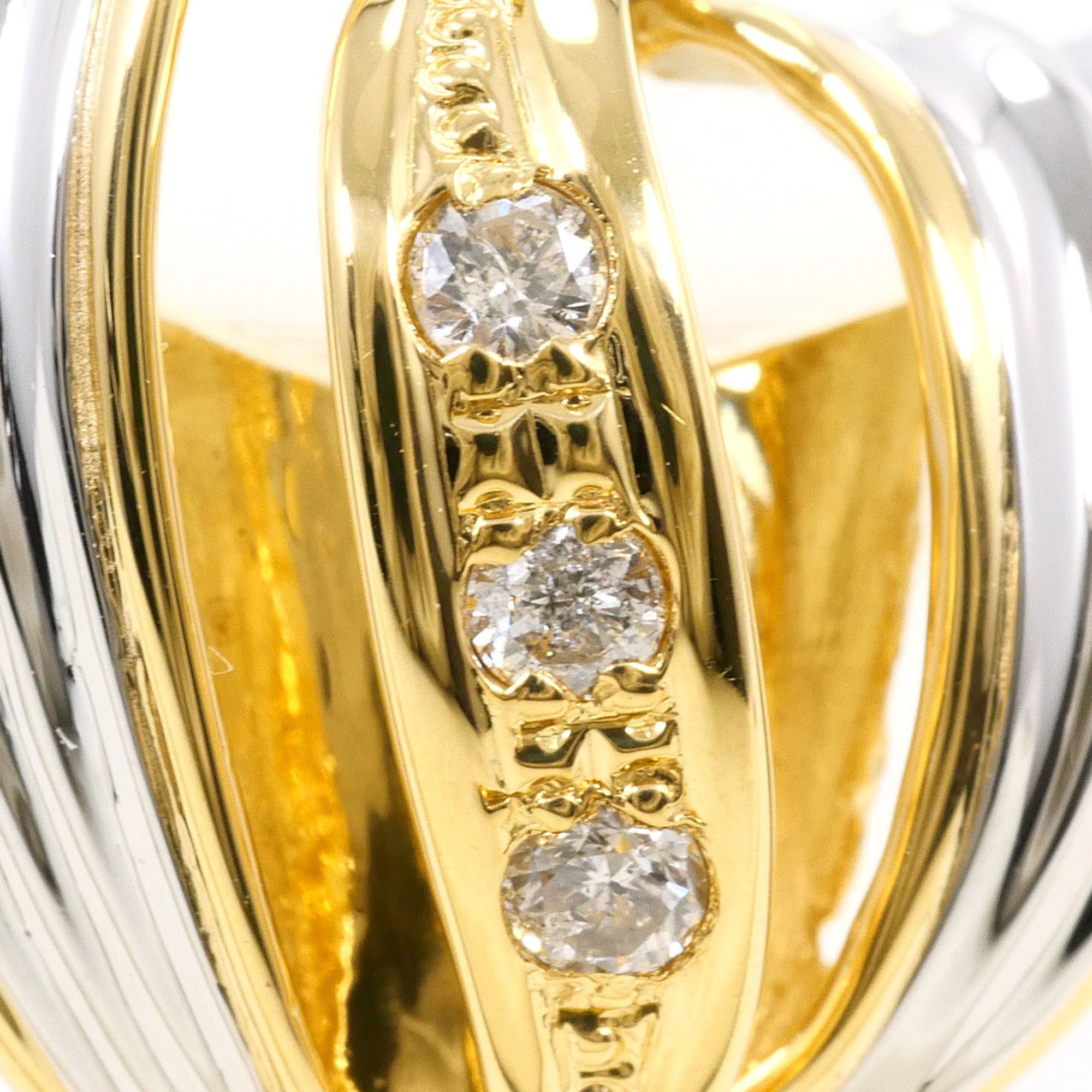 Unbranded Platinum Yellow Gold Yellow Gold (18K) Platinum 900 Band Ring (Pre-Owned)
