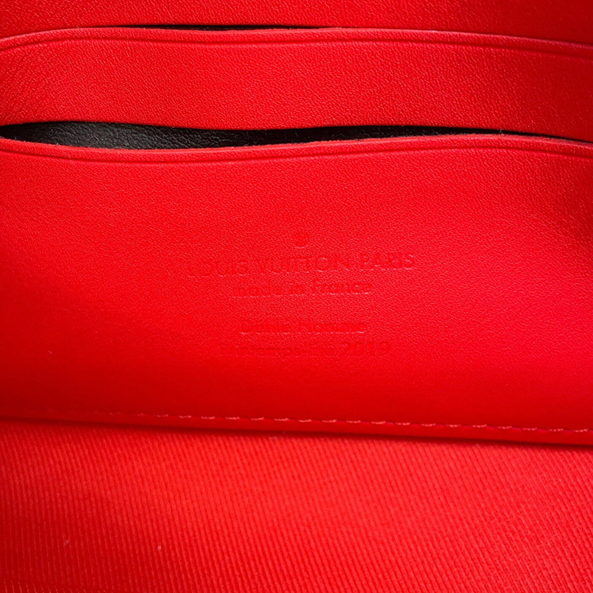 Louis Vuitton Monogram Red Color Monogram Handbag Pochette (Pre-Owned)