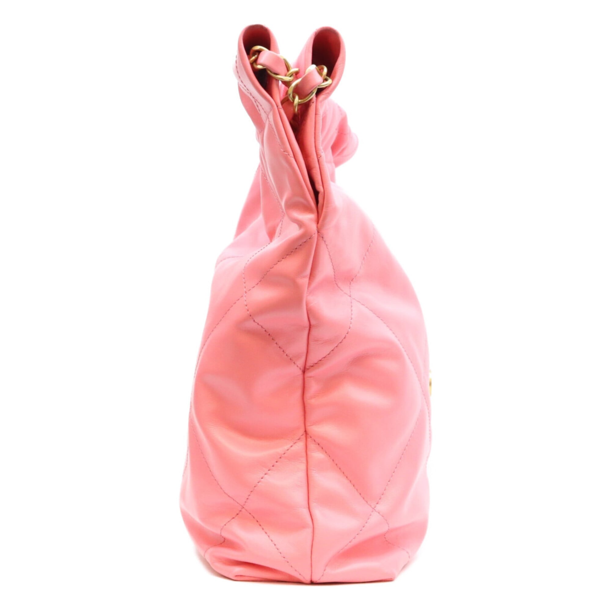 Chanel Pink Leather Shoulder Bag (Pre-Owned)