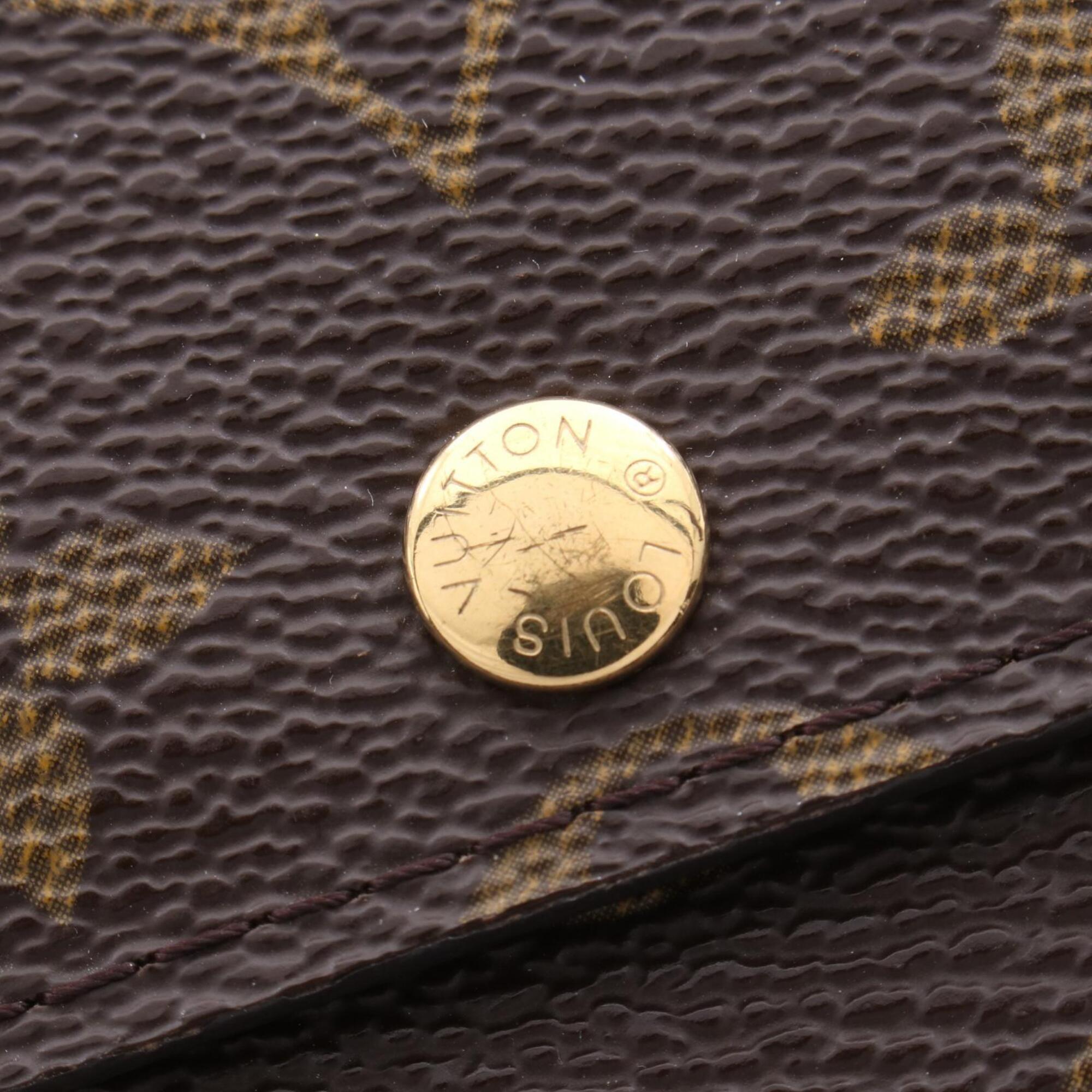 Louis Vuitton Brown Monogram Monogram Long Wallet (Bi-Fold) (Pre-Owned)