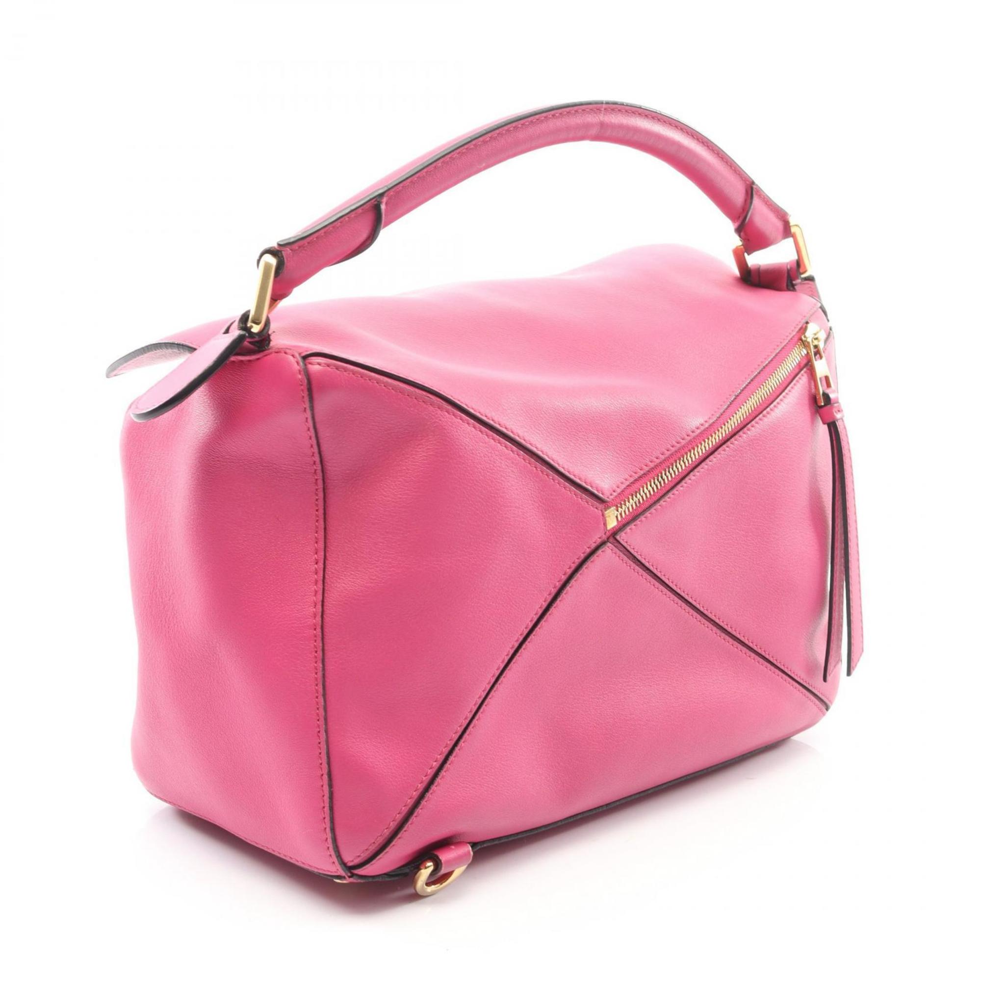 Loewe Pink Leather Handbag (Pre-Owned)