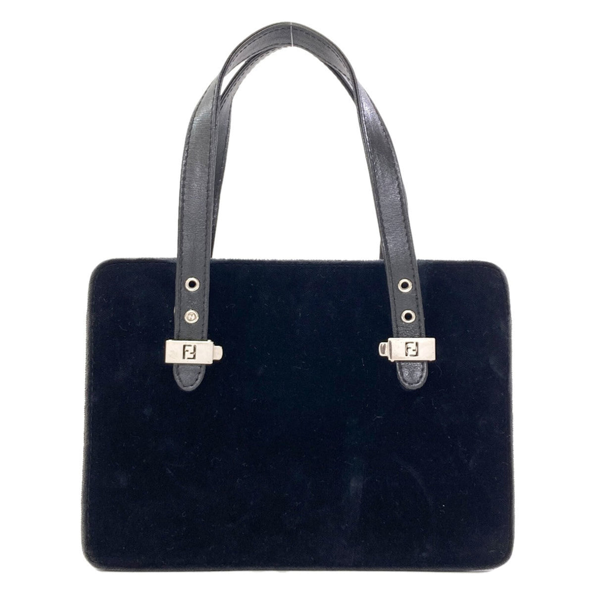 Fendi Black Suede Handbag (Pre-Owned)