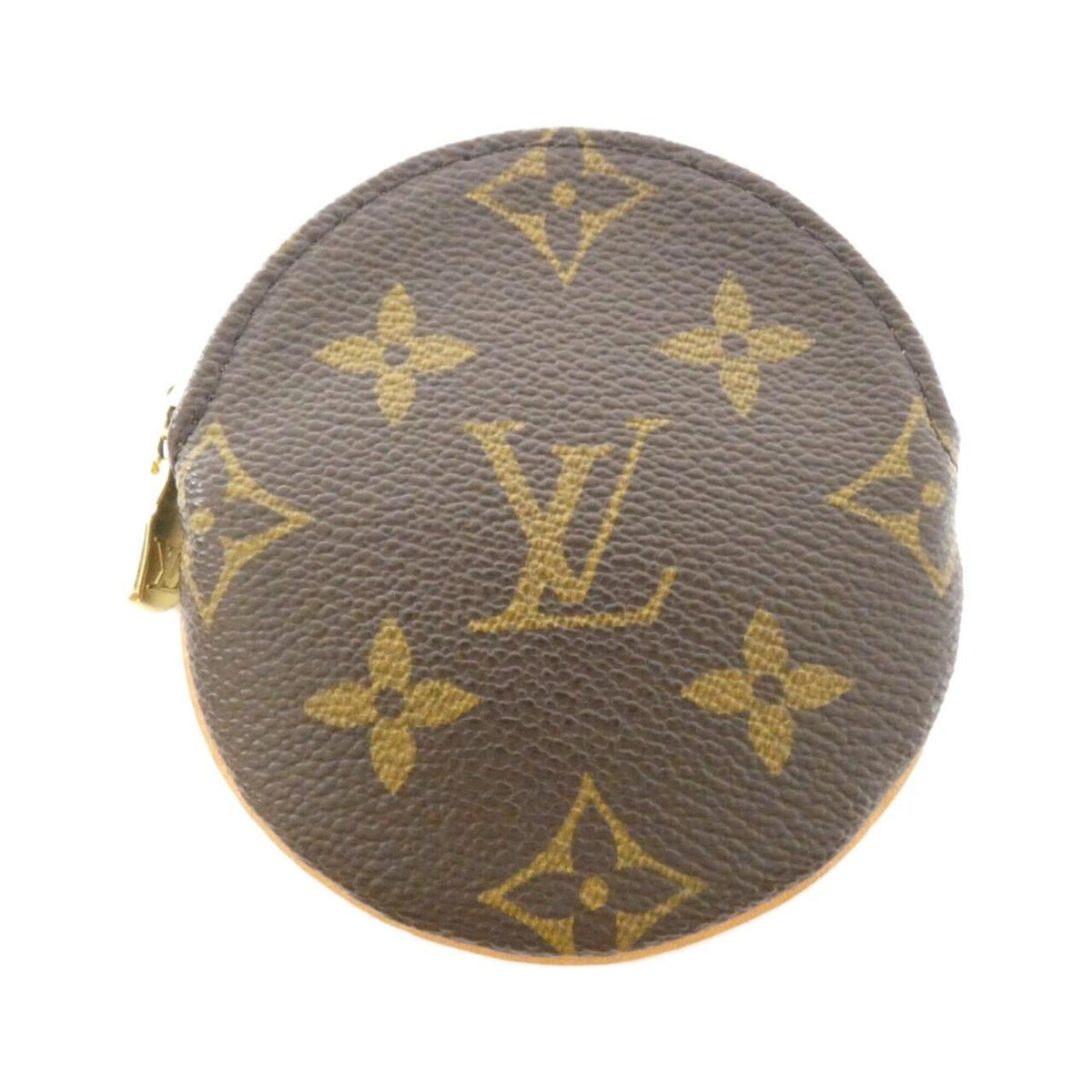 Louis Vuitton Marron Coated Canvas Coin Purse/Coin Case (Pre-Owned)