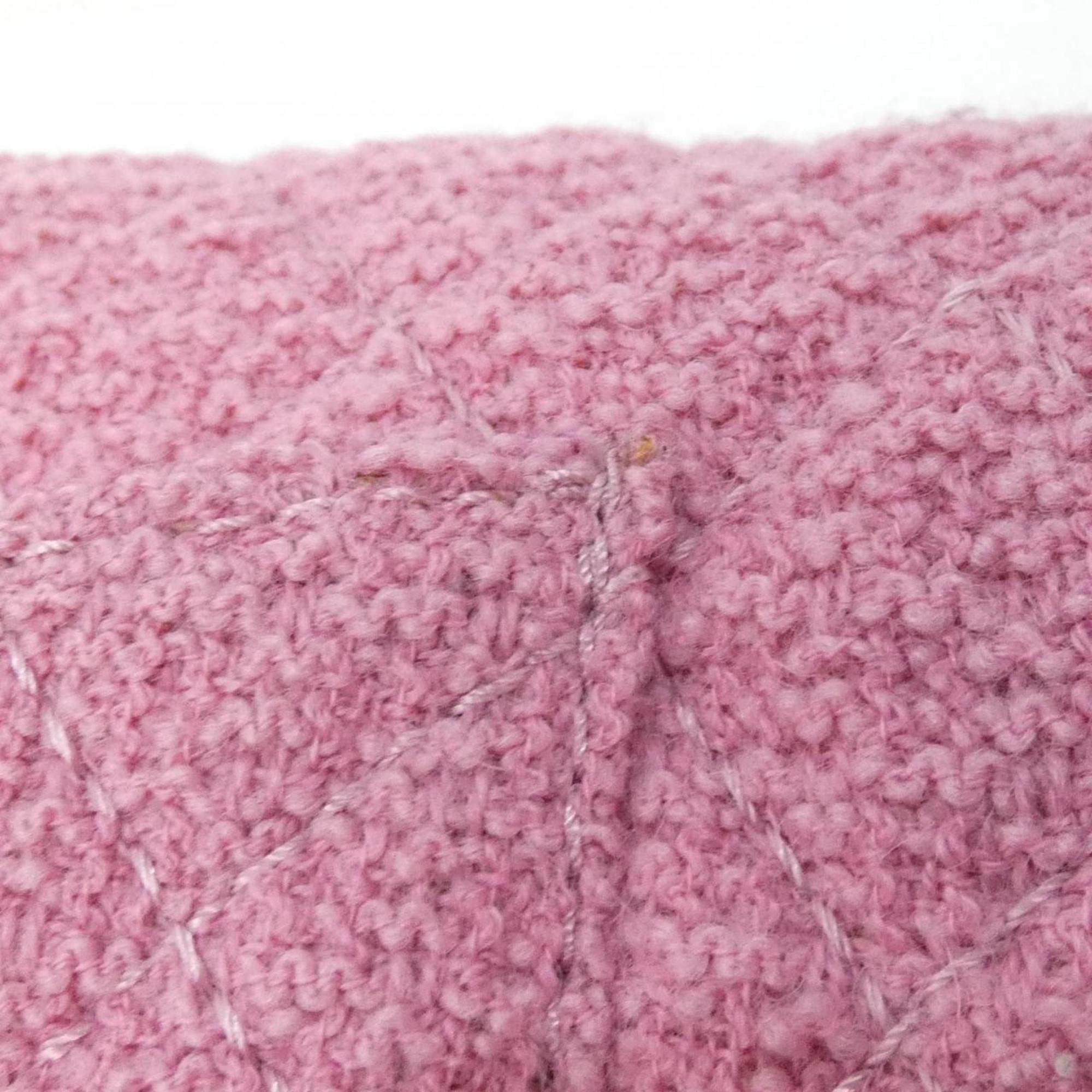 Chanel Pink Tweed Shoulder Bag (Pre-Owned)