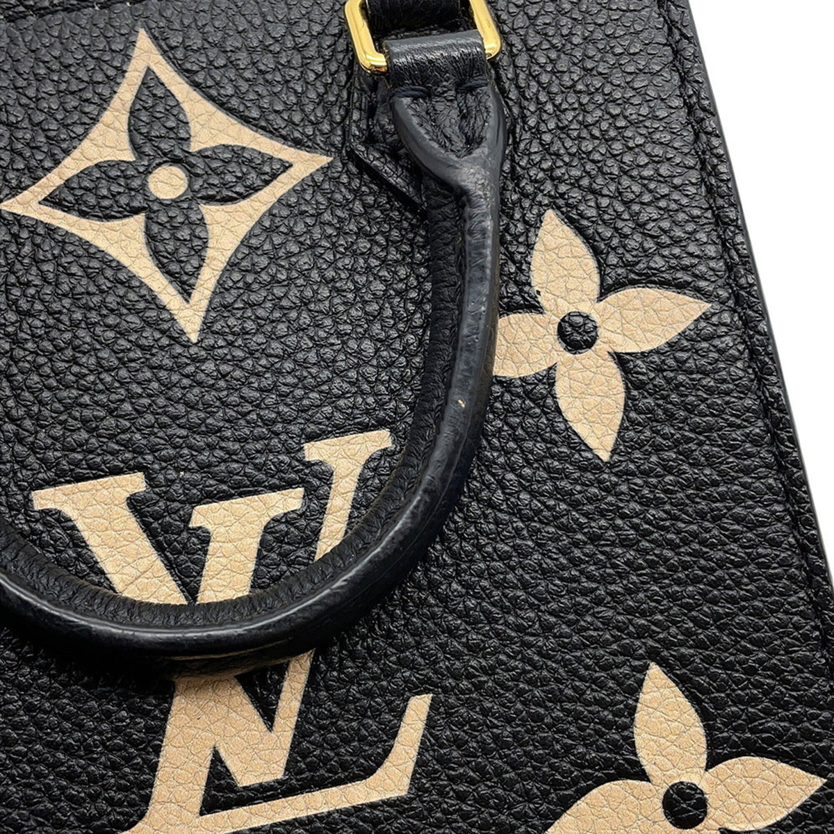 Louis Vuitton Bicolor Black Monogram Noir Monogram Empreinte Handbag (Pre-Owned)