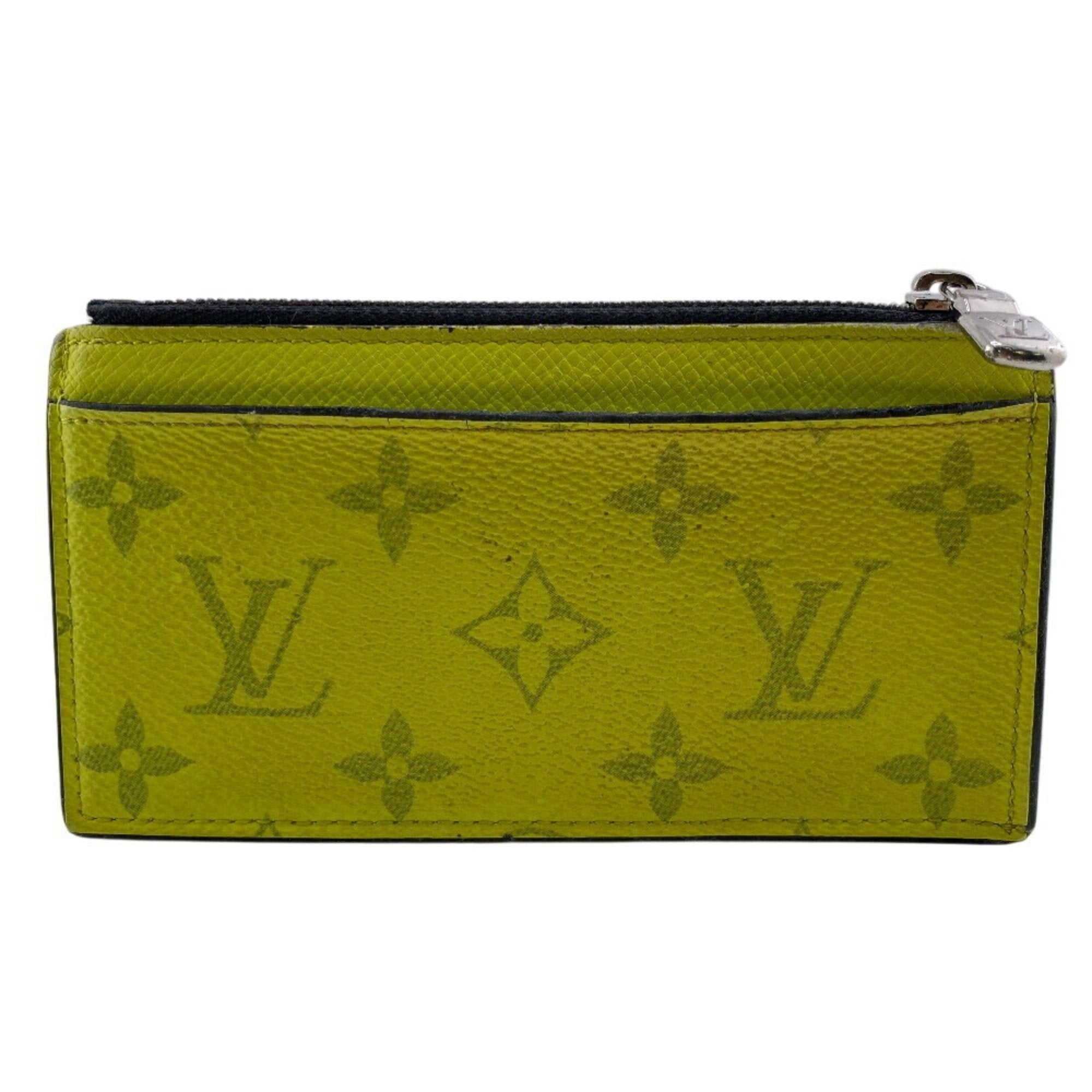 Louis Vuitton Yellow Taigarama Wallet (Bi-Fold) (Pre-Owned)