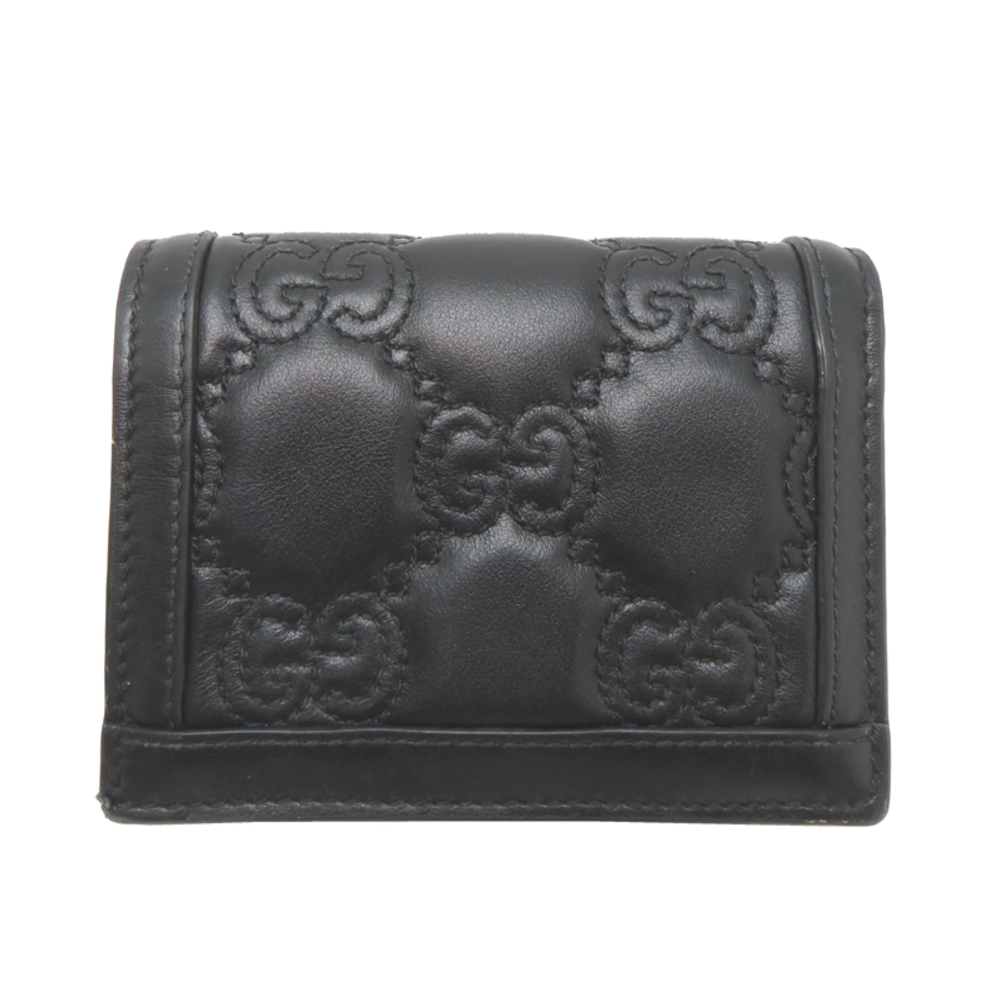 Gucci Black Leather Wallet (Bi-Fold) (Pre-Owned)
