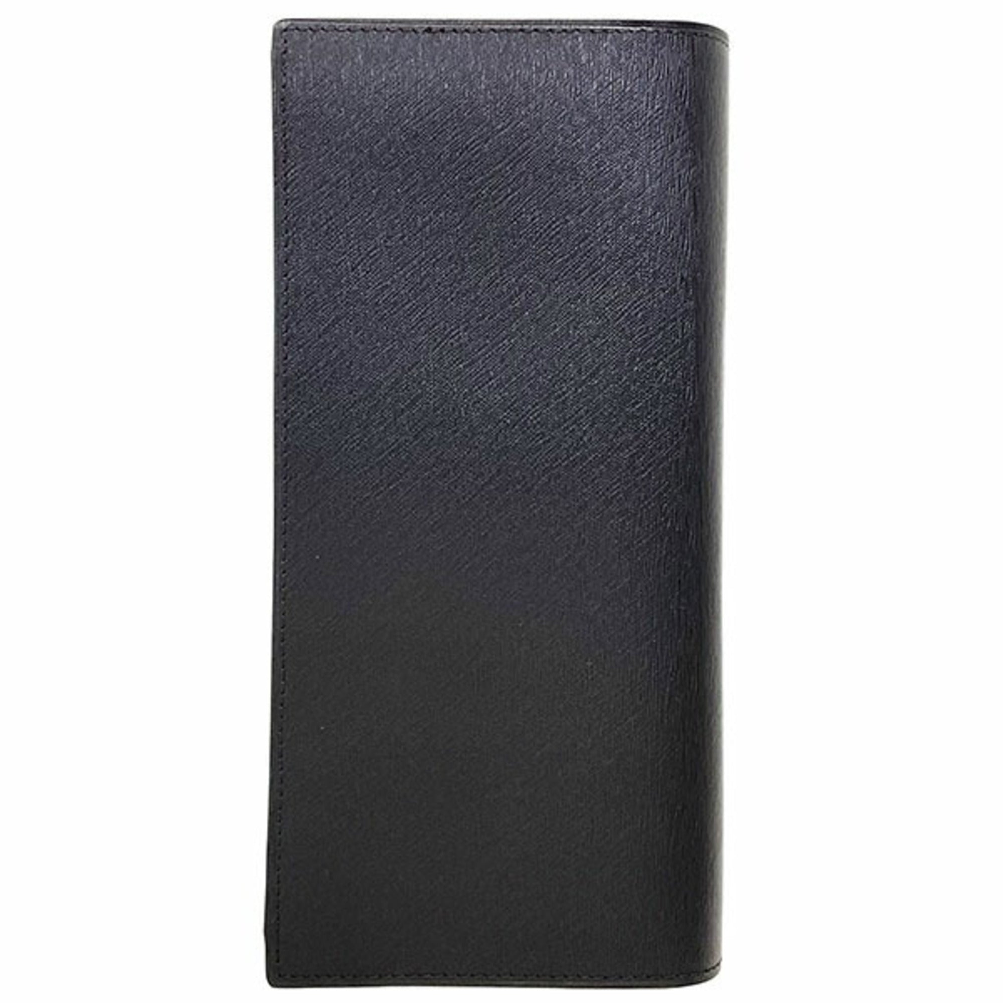 Dunhill Dark Brown Leather Long Bill Wallet (Bi-Fold) (Pre-Owned)