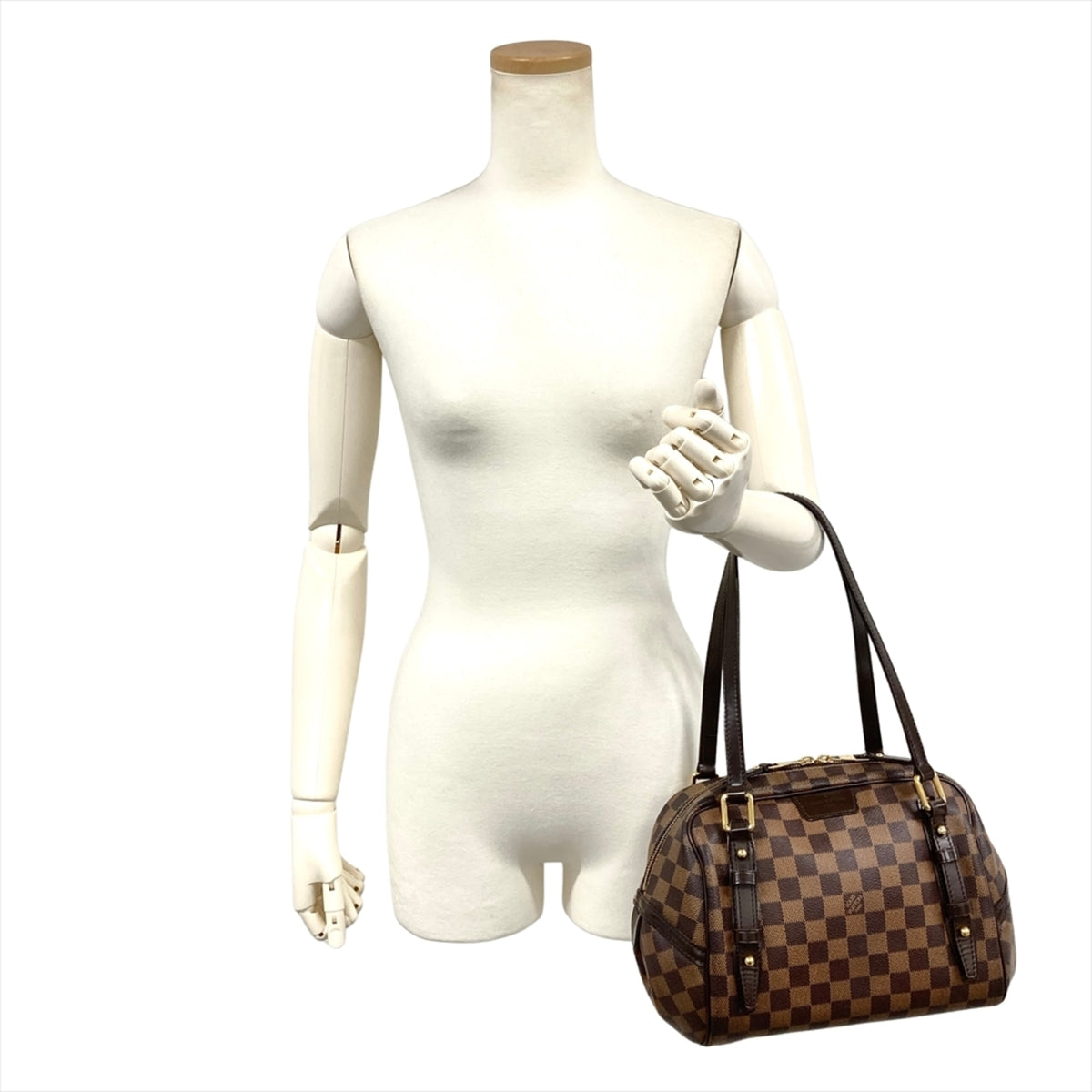 Louis Vuitton Brown Damier Canvas Shoulder Bag (Pre-Owned)