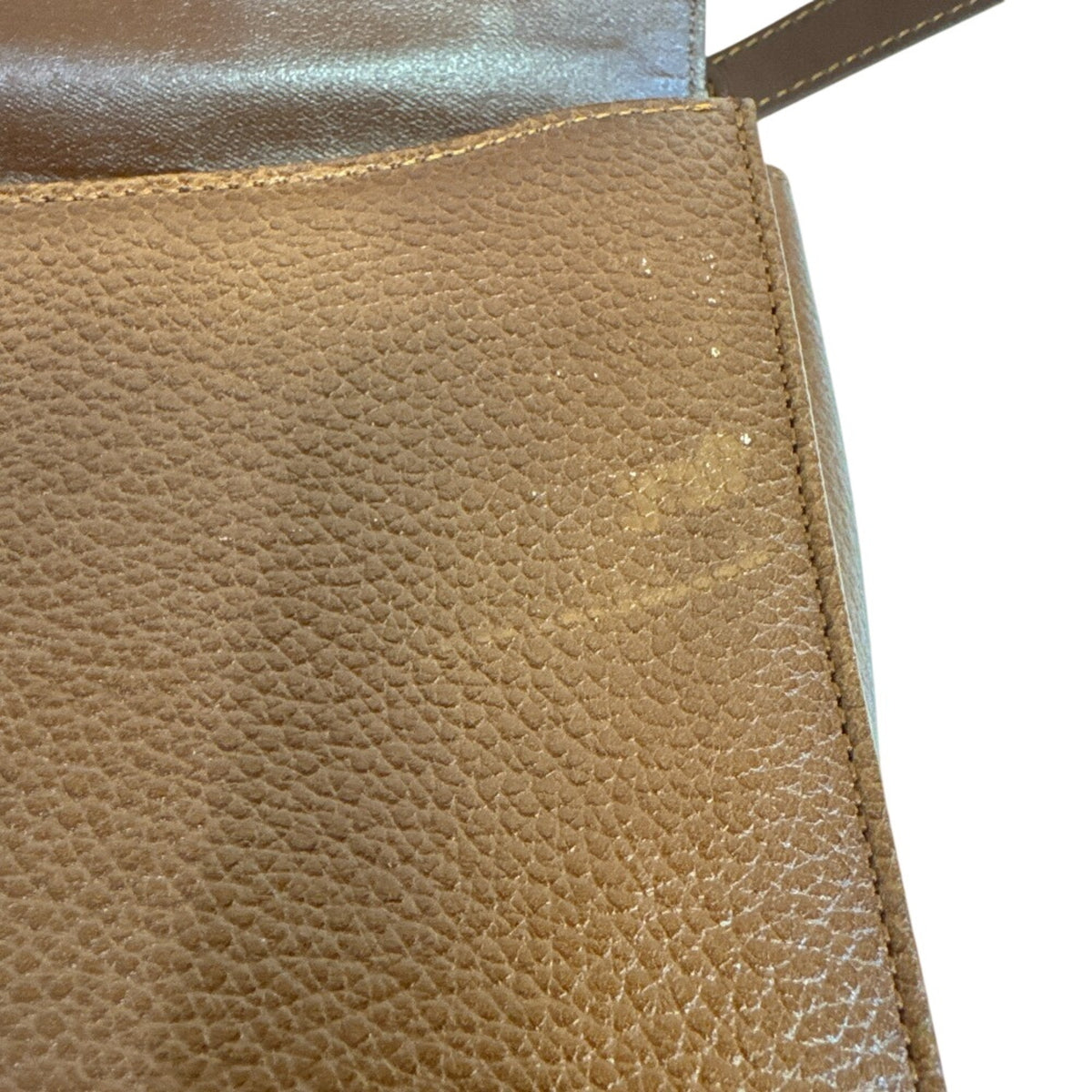 Burberry Brown Leather Shoulder Bag (Pre-Owned)