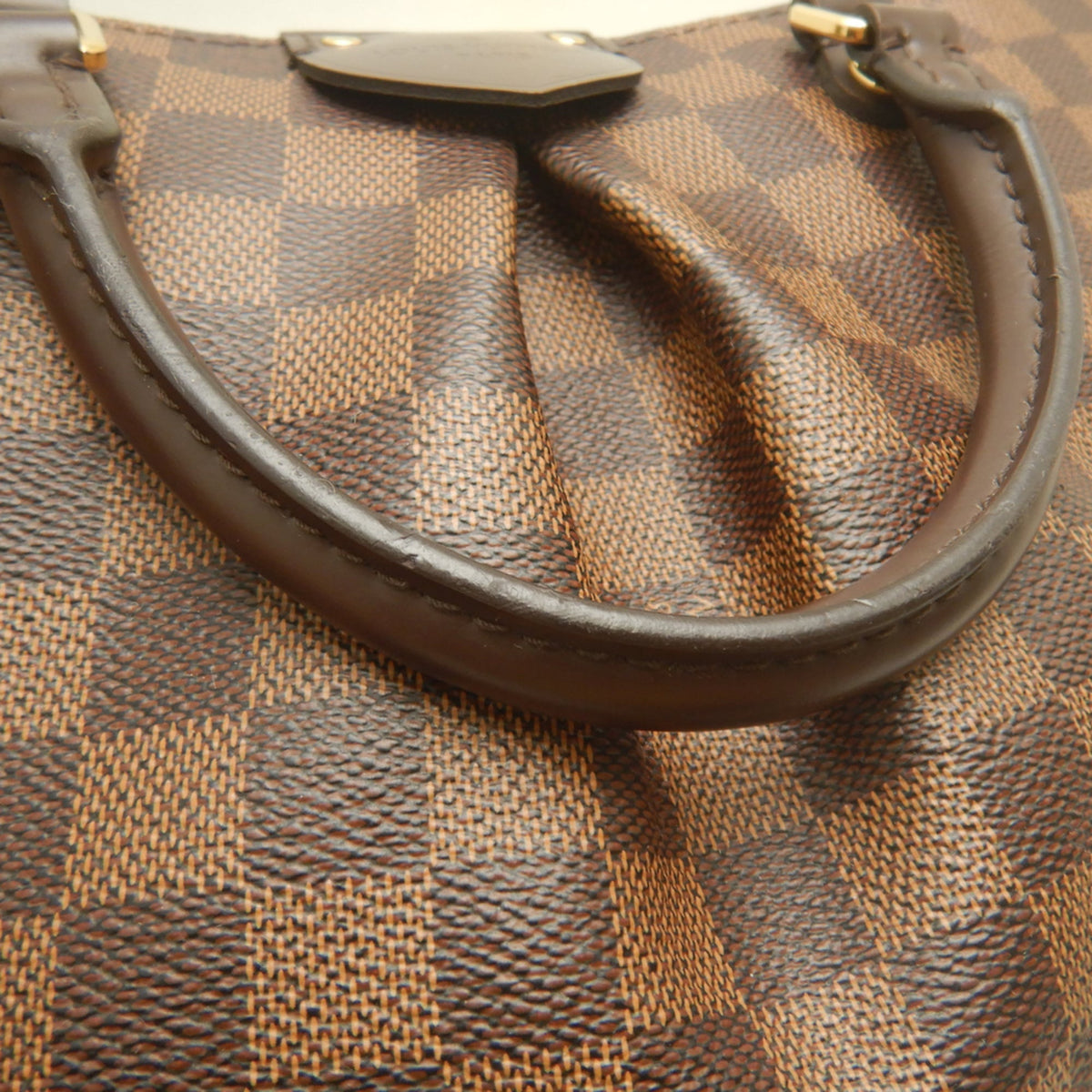 Louis Vuitton Ebene Damier Canvas Handbag (Pre-Owned)