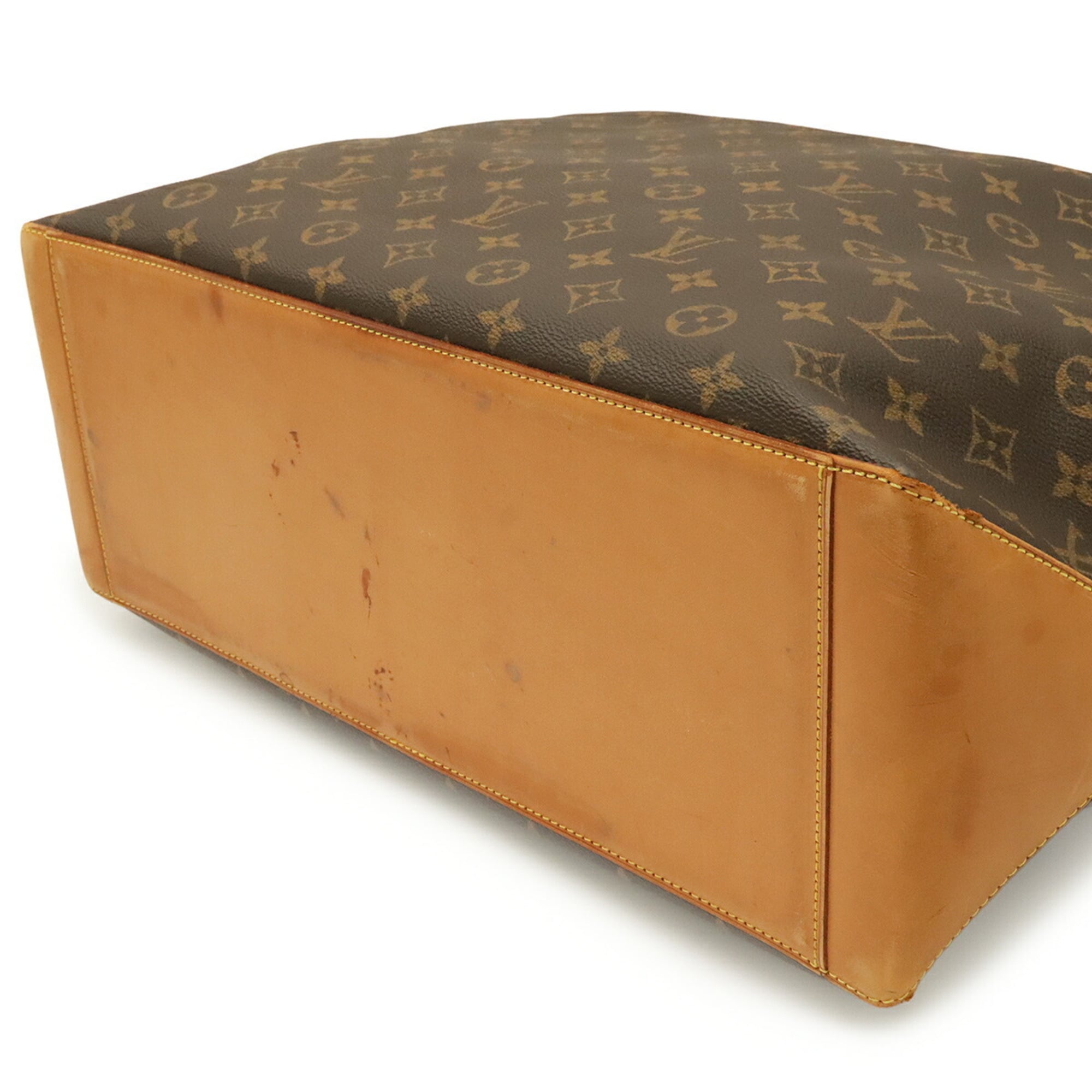 Louis Vuitton Brown Monogram Canvas Pvc Coated Canvas Shoulder Bag Tote Bag (Pre-Owned)