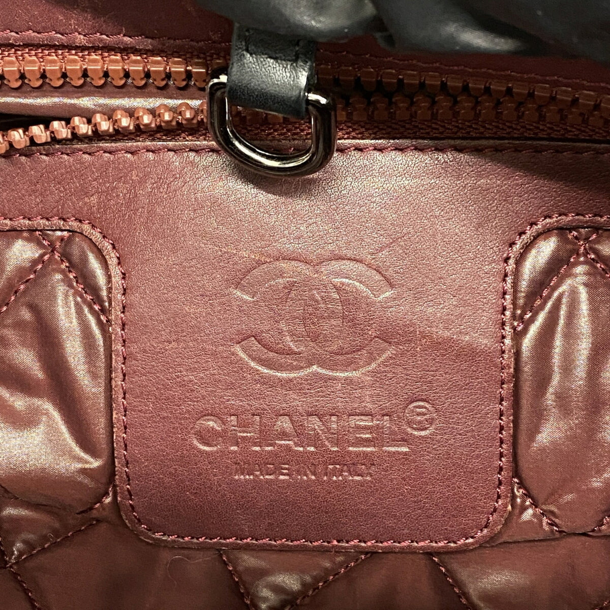 Chanel Black Nylon Tote Bag (Pre-Owned)