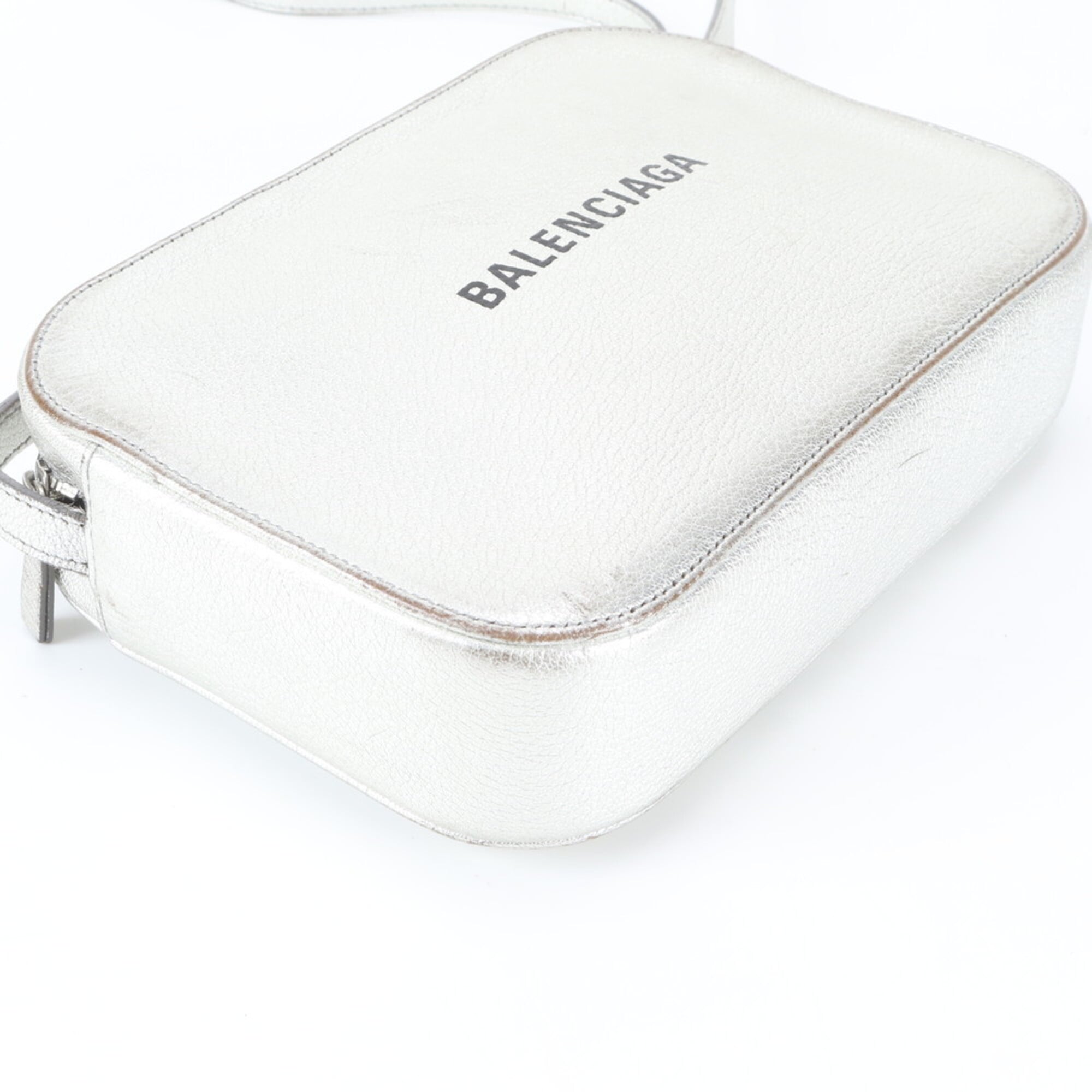 Balenciaga Silver Leather Shoulder Bag (Pre-Owned)