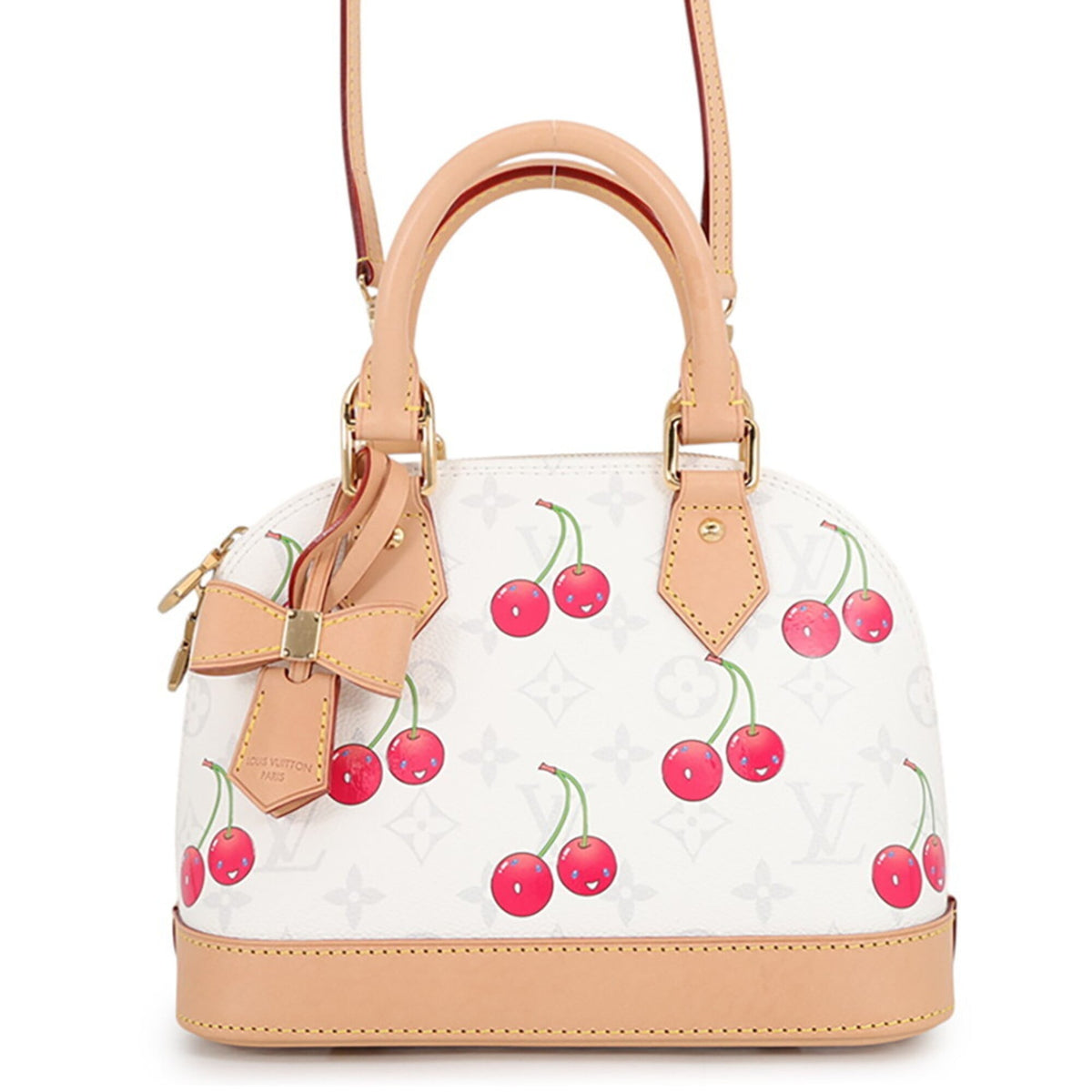 Louis Vuitton Monogram Cherry Monogram Cherry White Handbag Shoulder Bag (Pre-Owned)