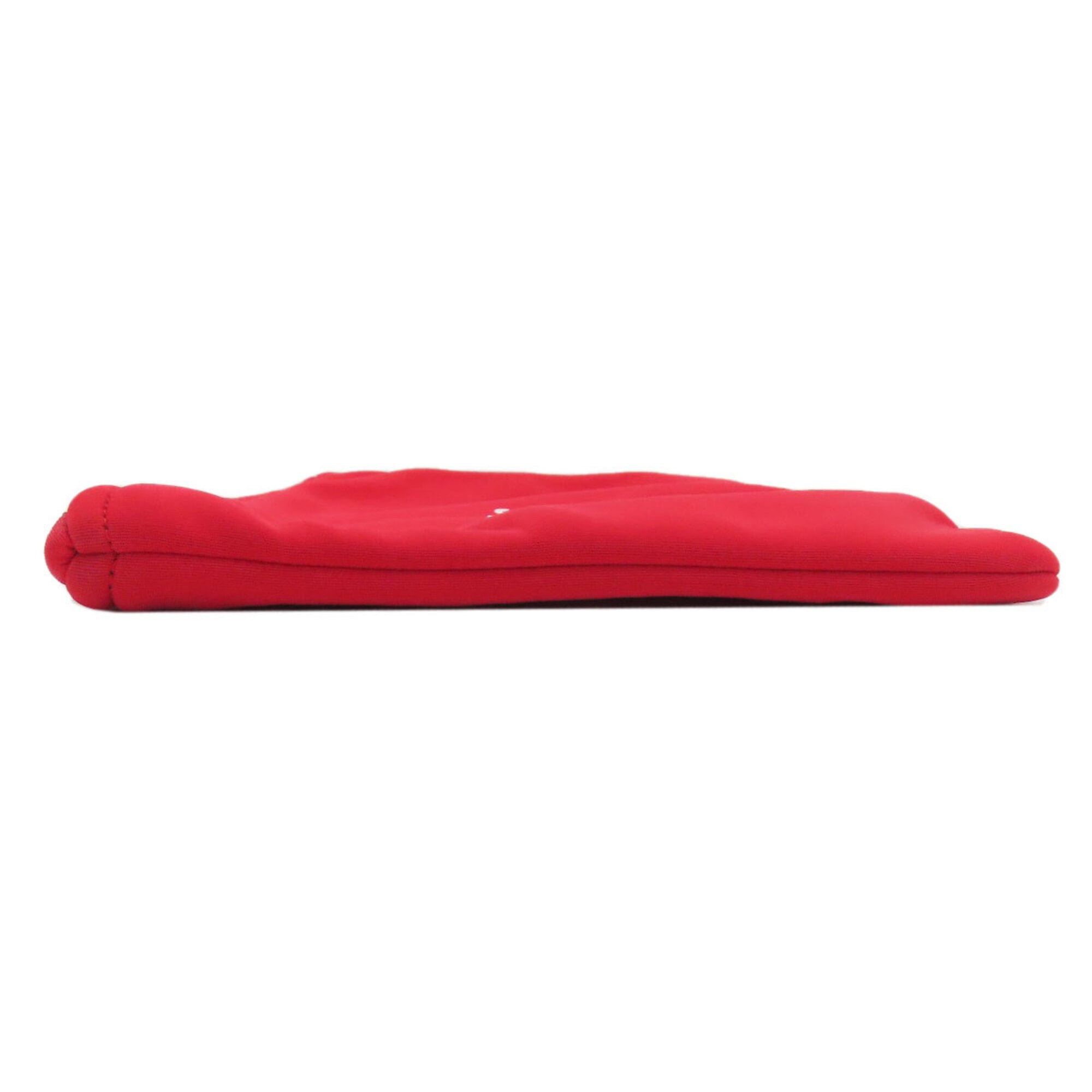 Hermes Red Color Polyamide Pouch (Pre-Owned)