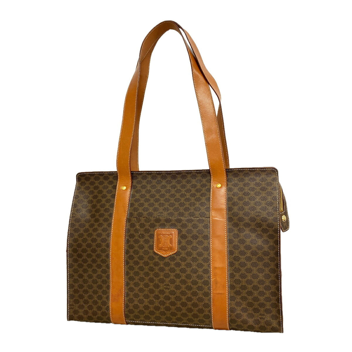 Celine Brown Pvc Tote Bag (Pre-Owned)