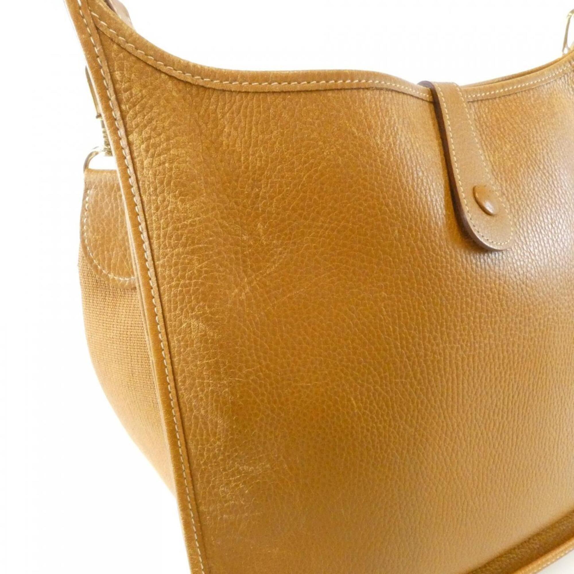 Hermes Camel Ardennes Leather Shoulder Bag (Pre-Owned)