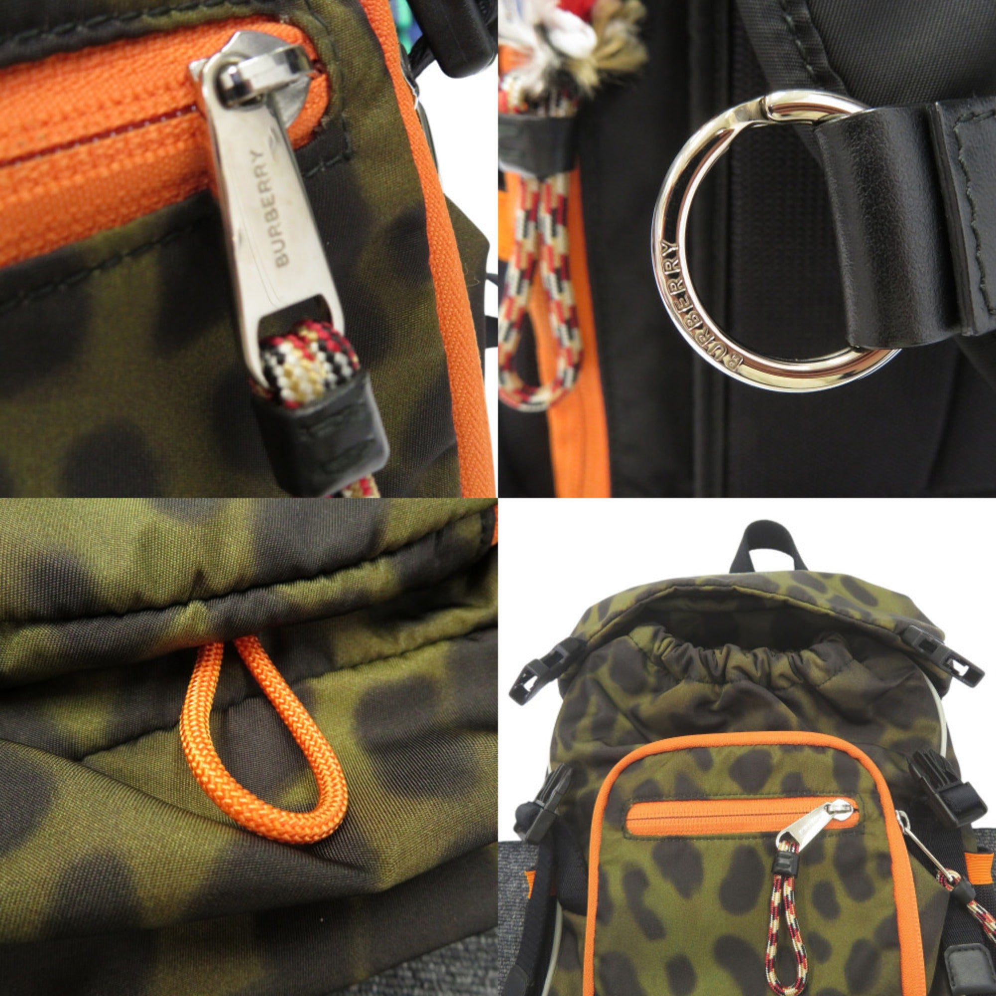 Burberry Khaki Nylon Sling Bag (Pre-Owned)