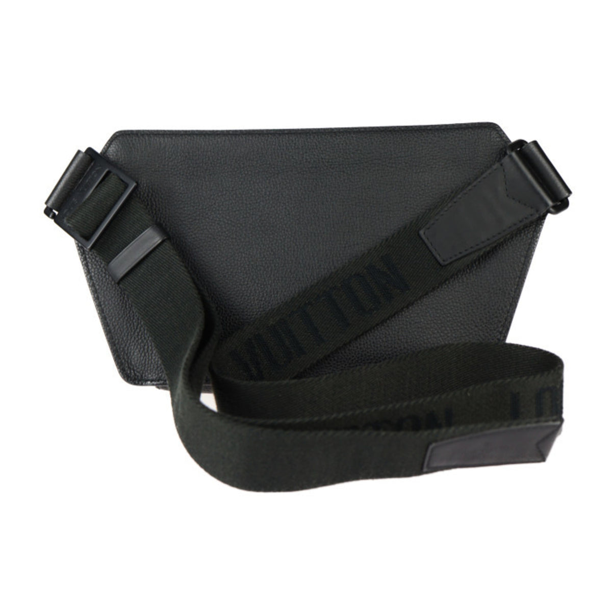 Louis Vuitton Black Noir Leather Pouch Sling Bag (Pre-Owned)