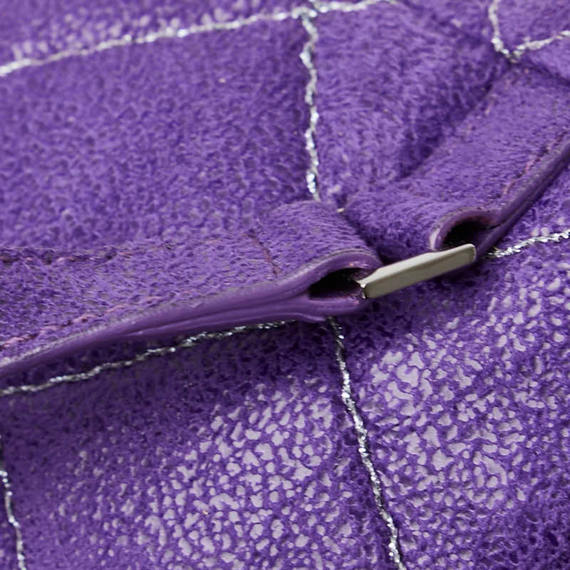 Stella Mccartney Purple Polyester Leather Backpack (Pre-Owned)