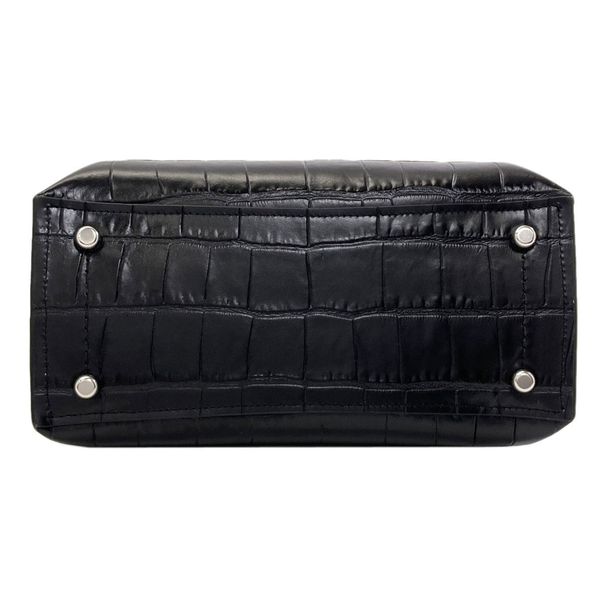 Coach Black Leather Handbag (Pre-Owned)