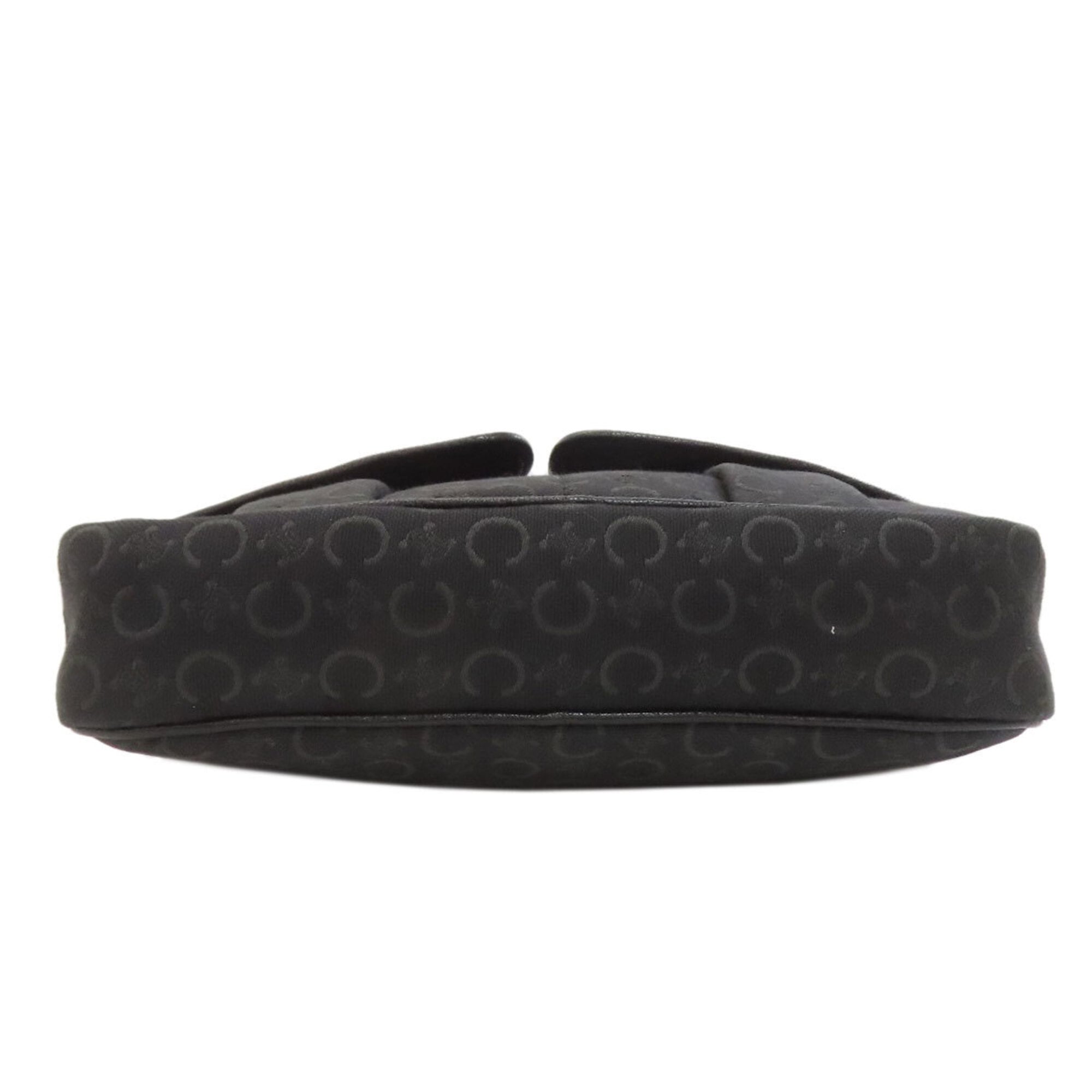 Celine Black Canvas Shoulder Bag (Pre-Owned)