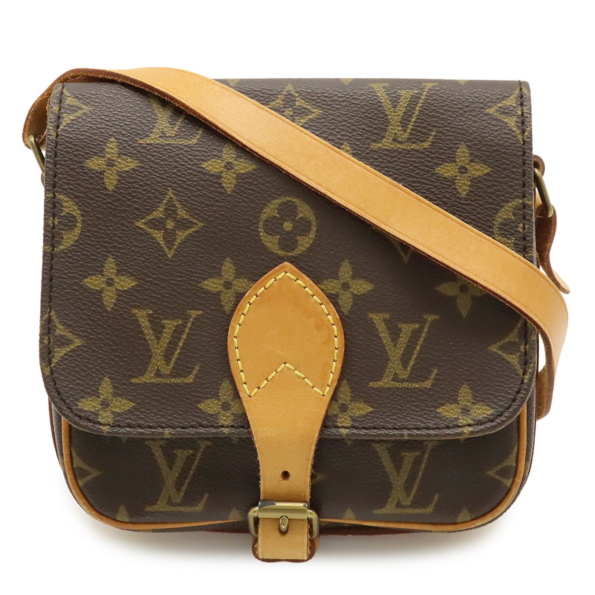 Louis Vuitton Brown Monogram Canvas Pochette Shoulder Bag (Pre-Owned)