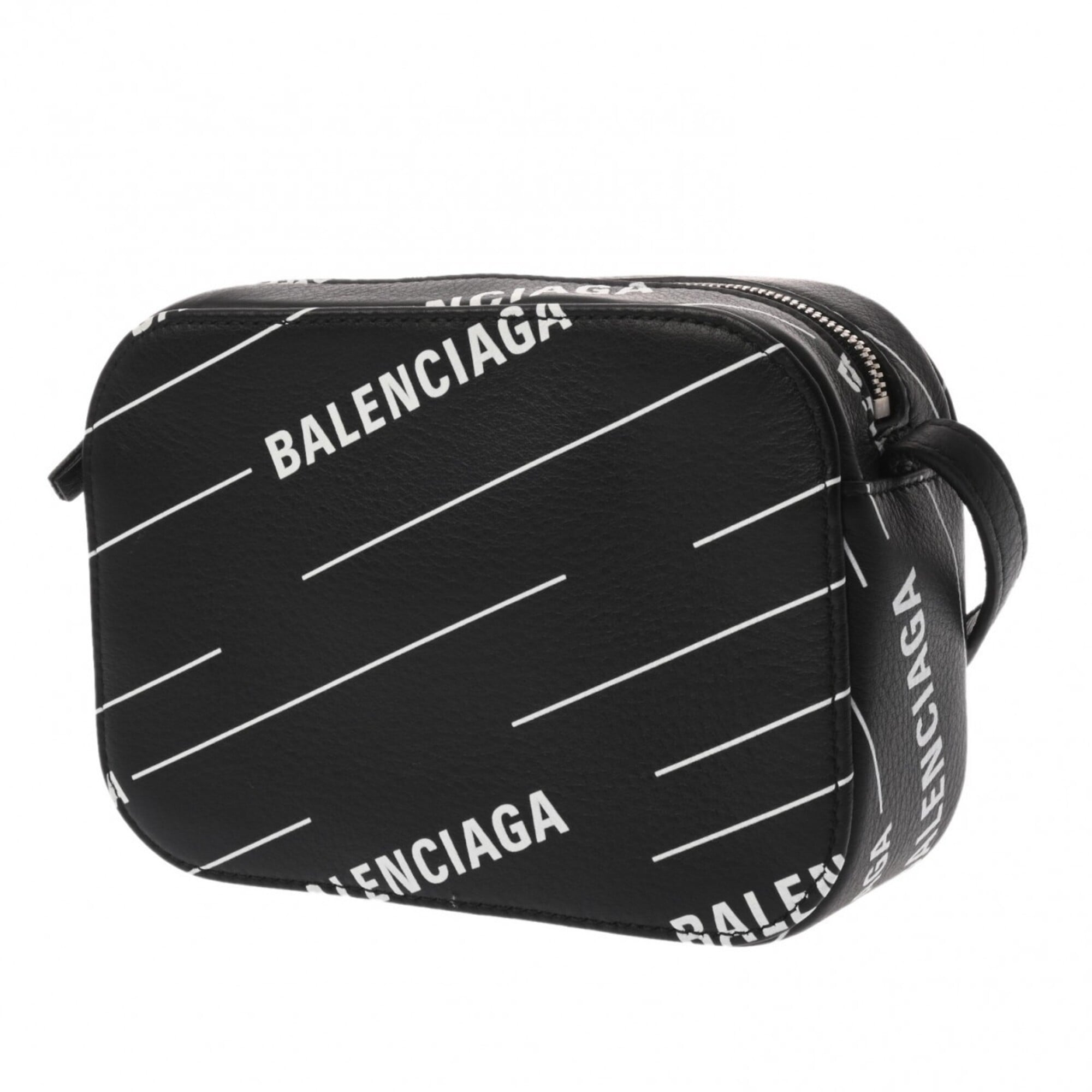 Balenciaga Black Leather Shoulder Bag (Pre-Owned)