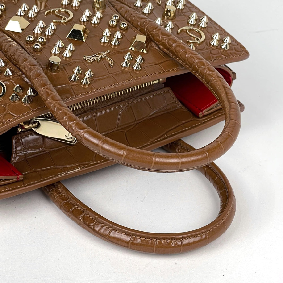 Christian Louboutin Brown Leather Handbag (Pre-Owned)