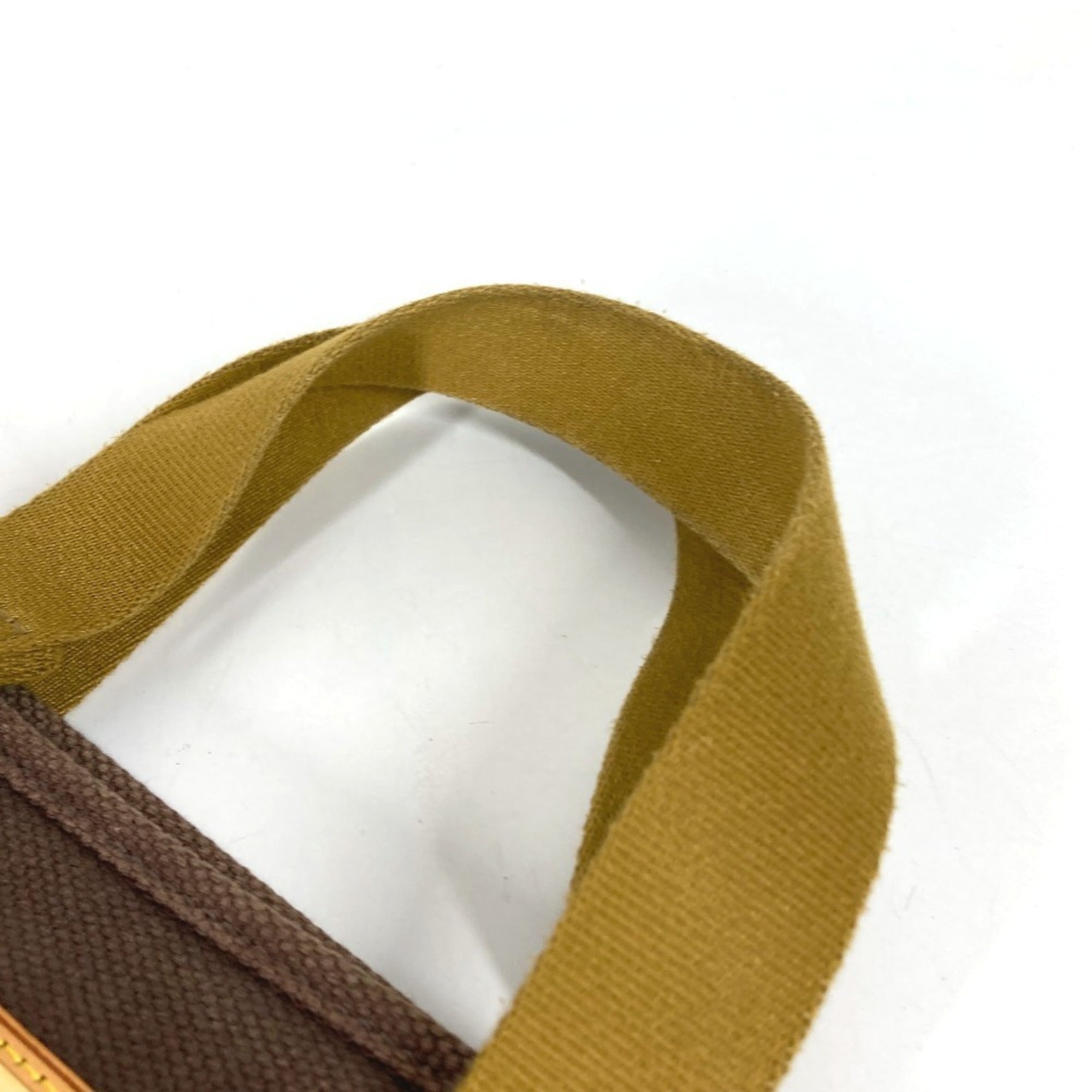 Louis Vuitton Brown Canvas Handbag Tote Bag (Pre-Owned)