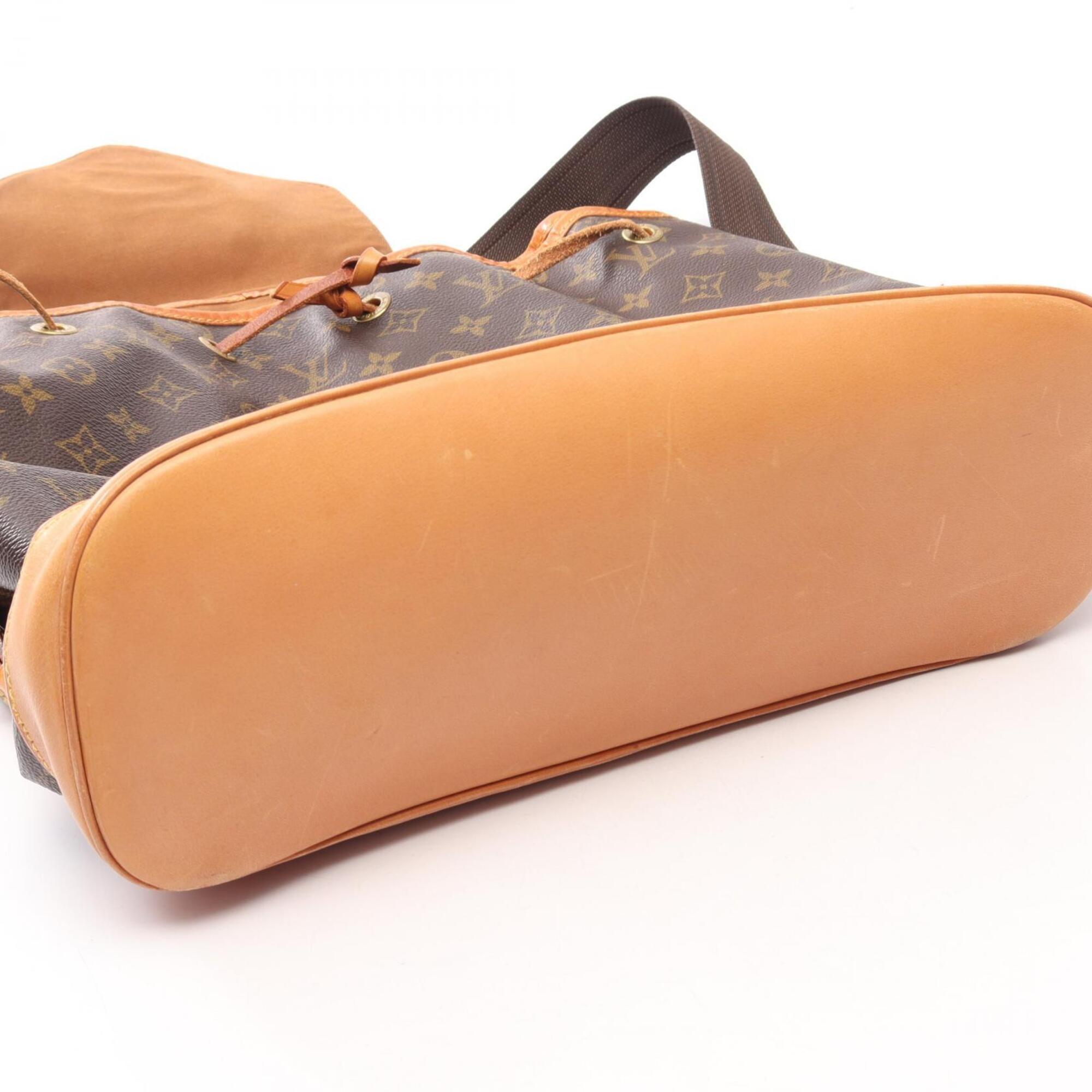 Louis Vuitton Brown Monogram Monogram Leather Backpack (Pre-Owned)