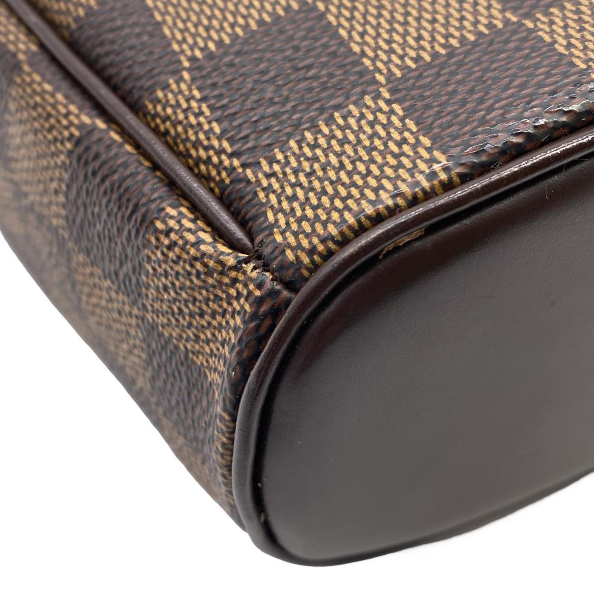 Louis Vuitton Ebene Coated Canvas Shoulder Bag (Pre-Owned)