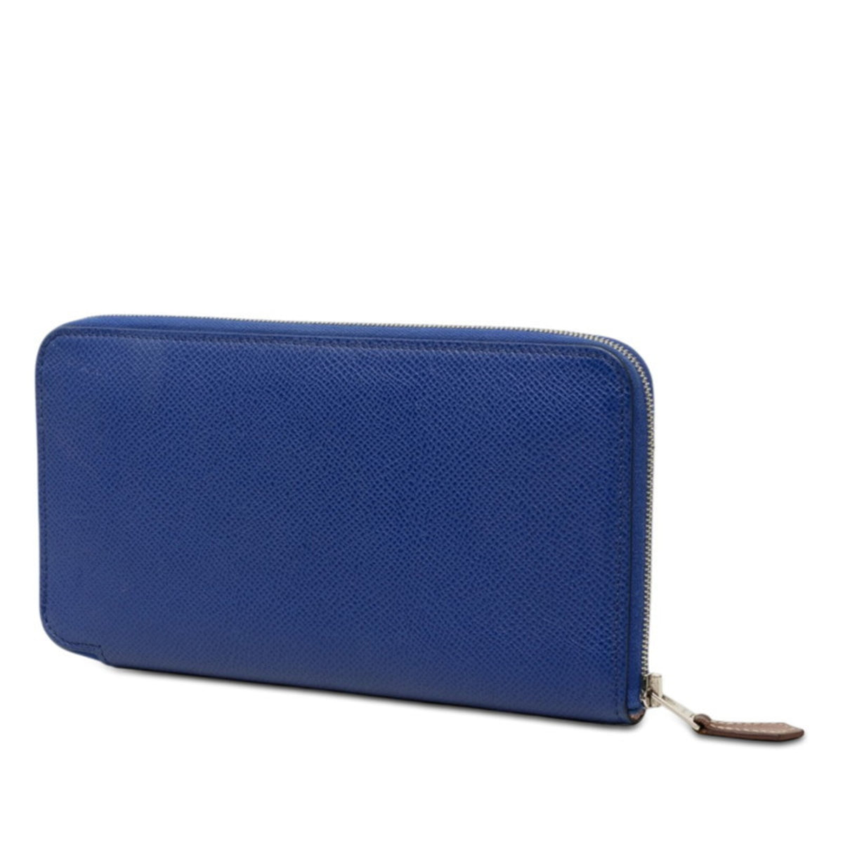 Hermes Blue Epsom Leather Long Wallet (Bi-Fold) (Pre-Owned)