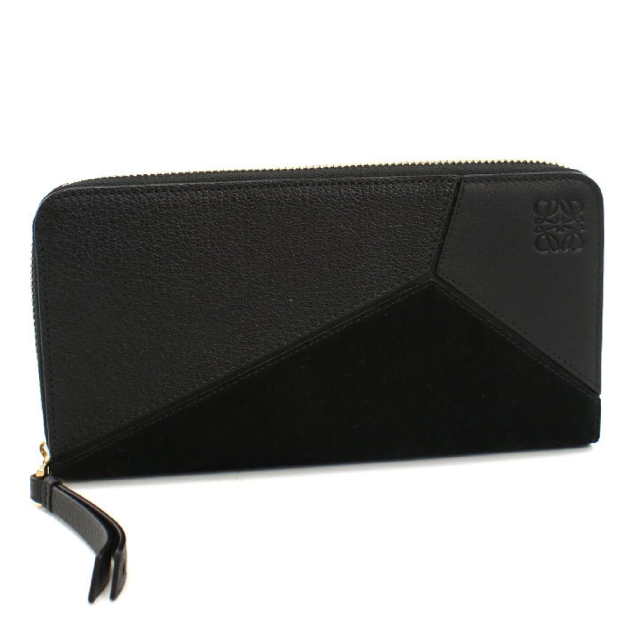 Loewe Black Leather Long Wallet (Bi-Fold) (Pre-Owned)