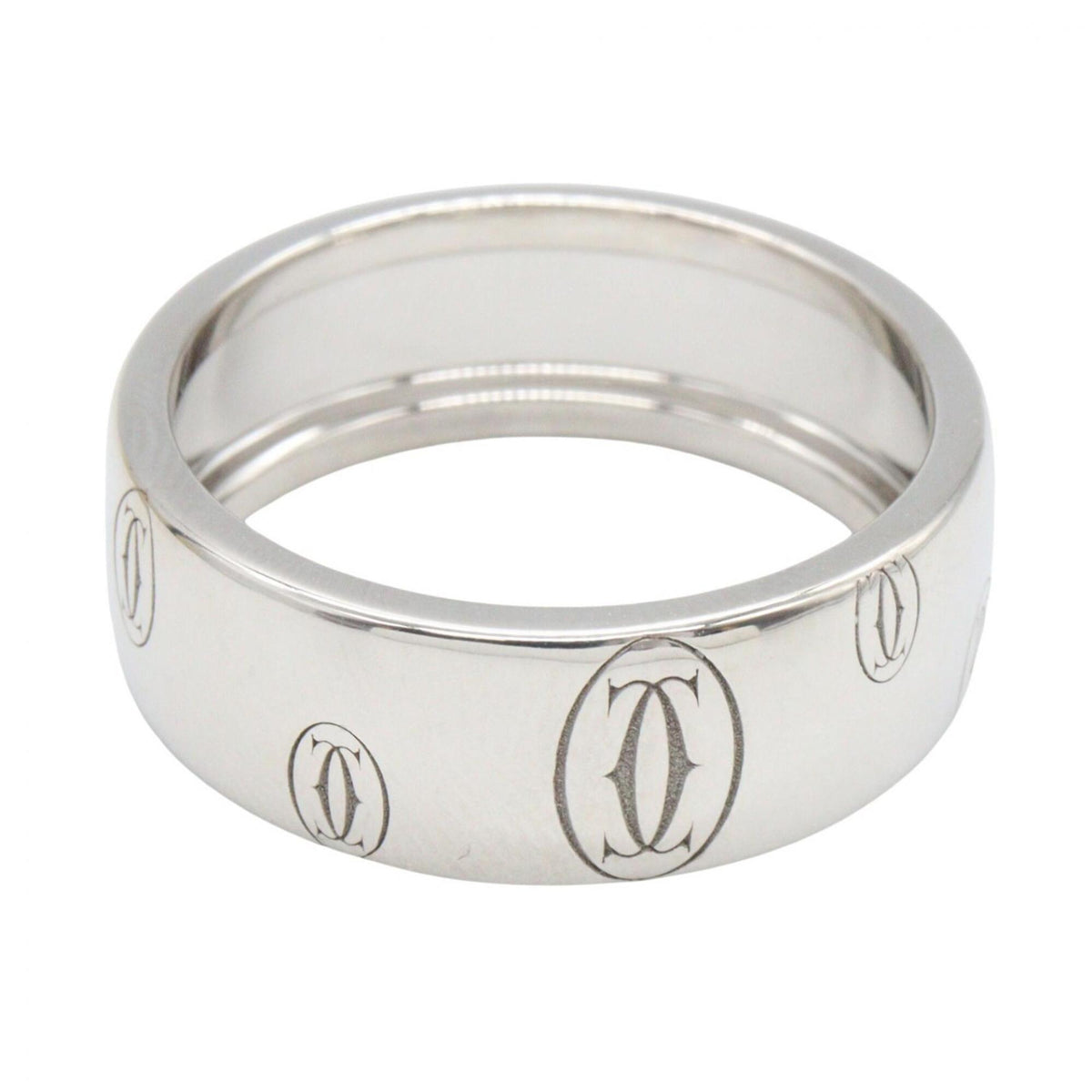 Cartier Silver White Gold (18K) Band Ring (Pre-Owned)