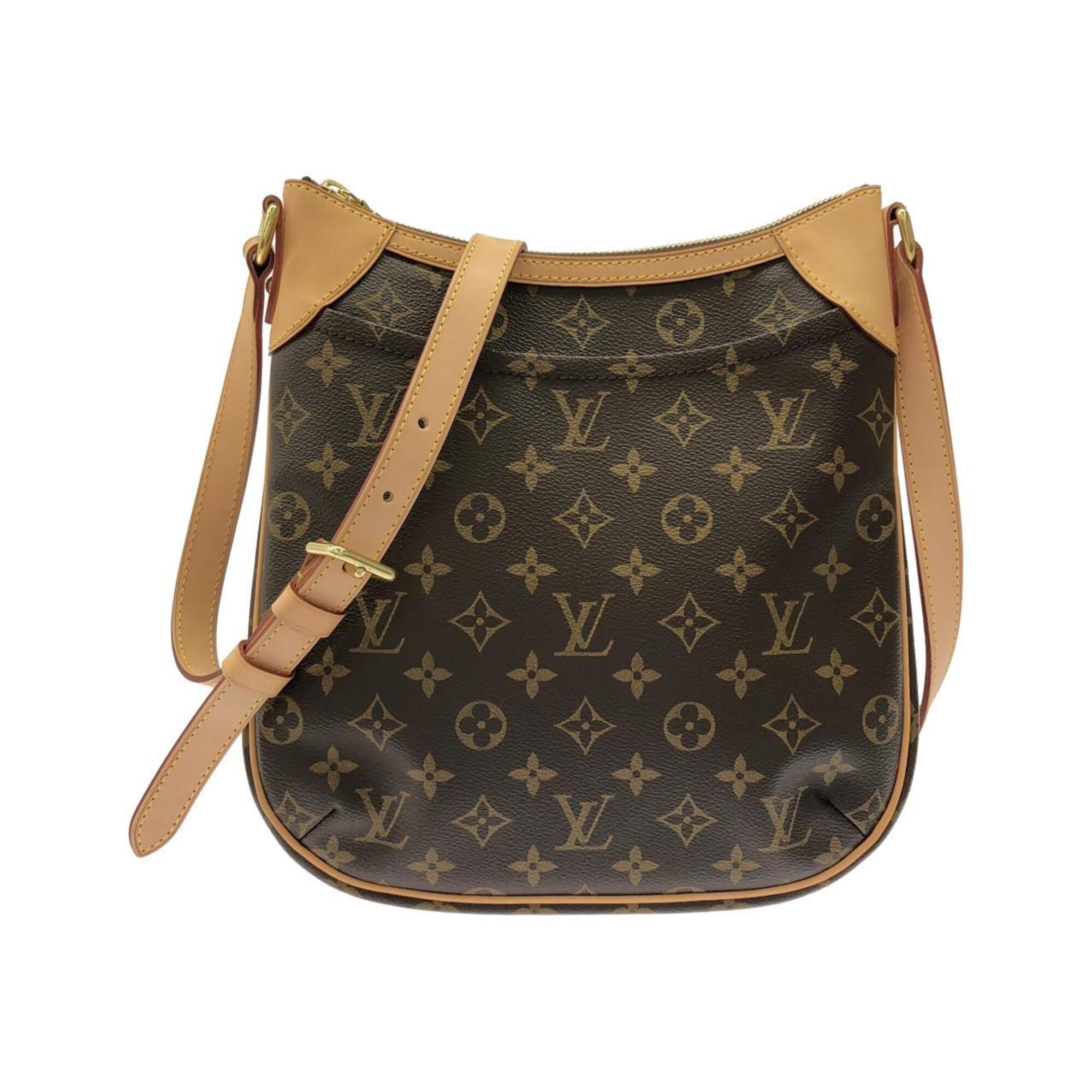 Louis Vuitton Marron Coated Canvas Shoulder Bag (Pre-Owned)