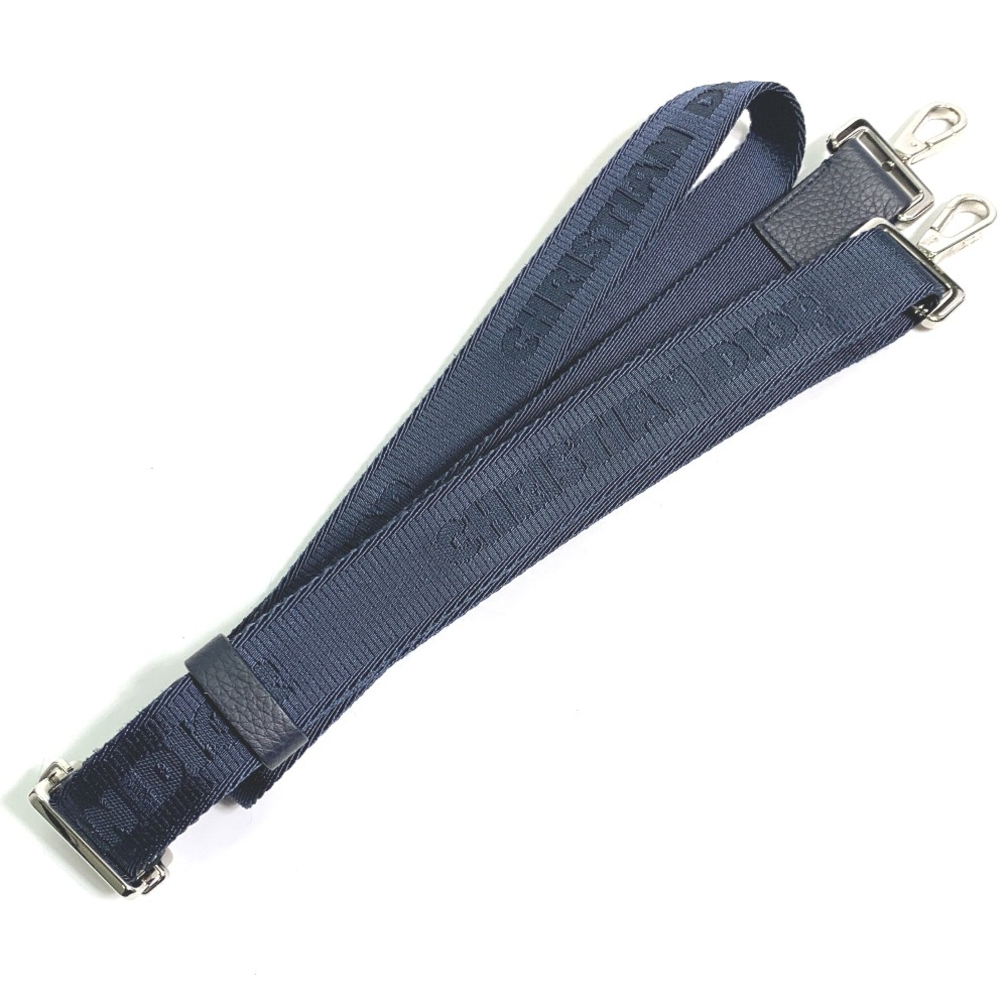 Christian Dior Gray Leather Shoulder Bag (Pre-Owned)