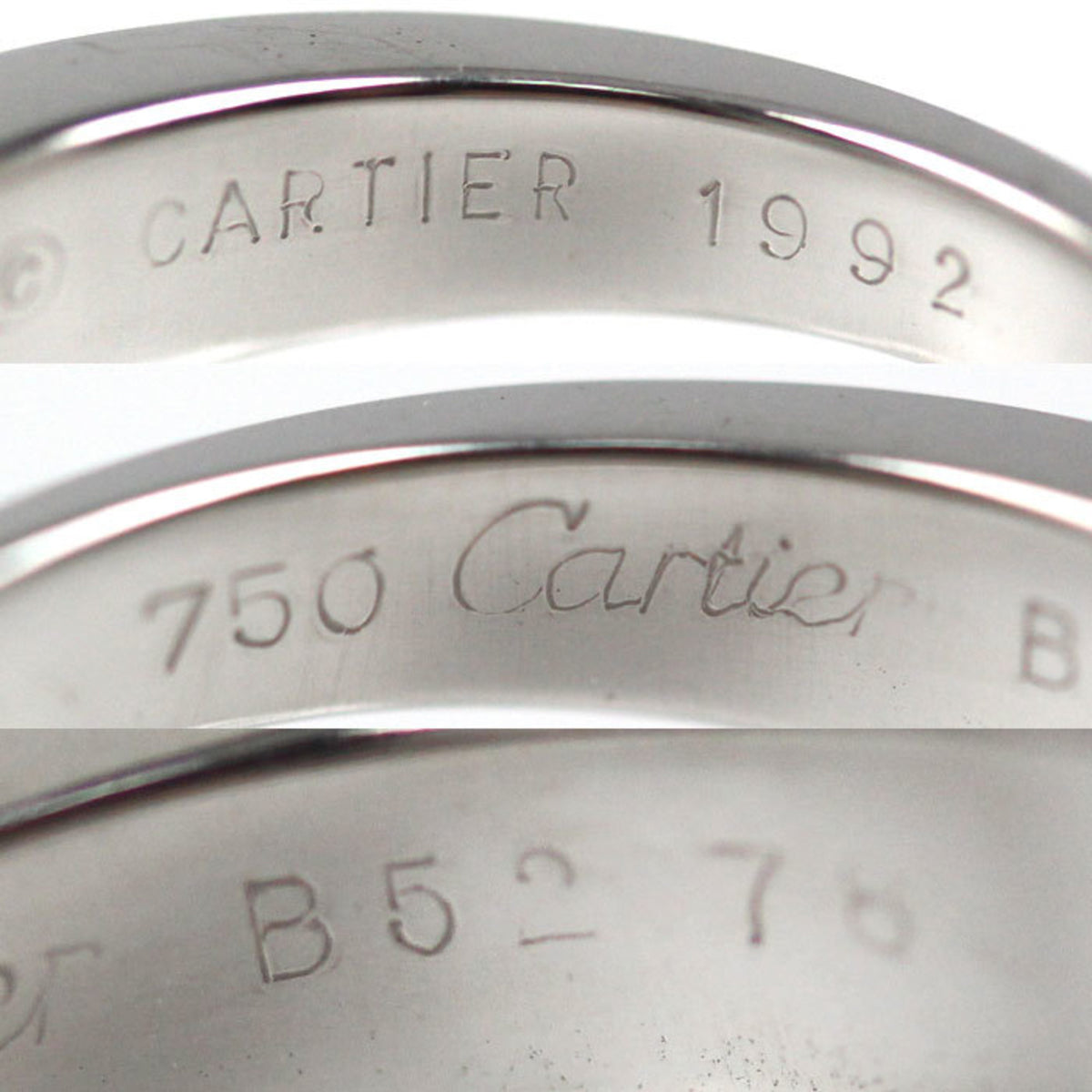 Cartier White Gold (18K) Band Ring (Pre-Owned)