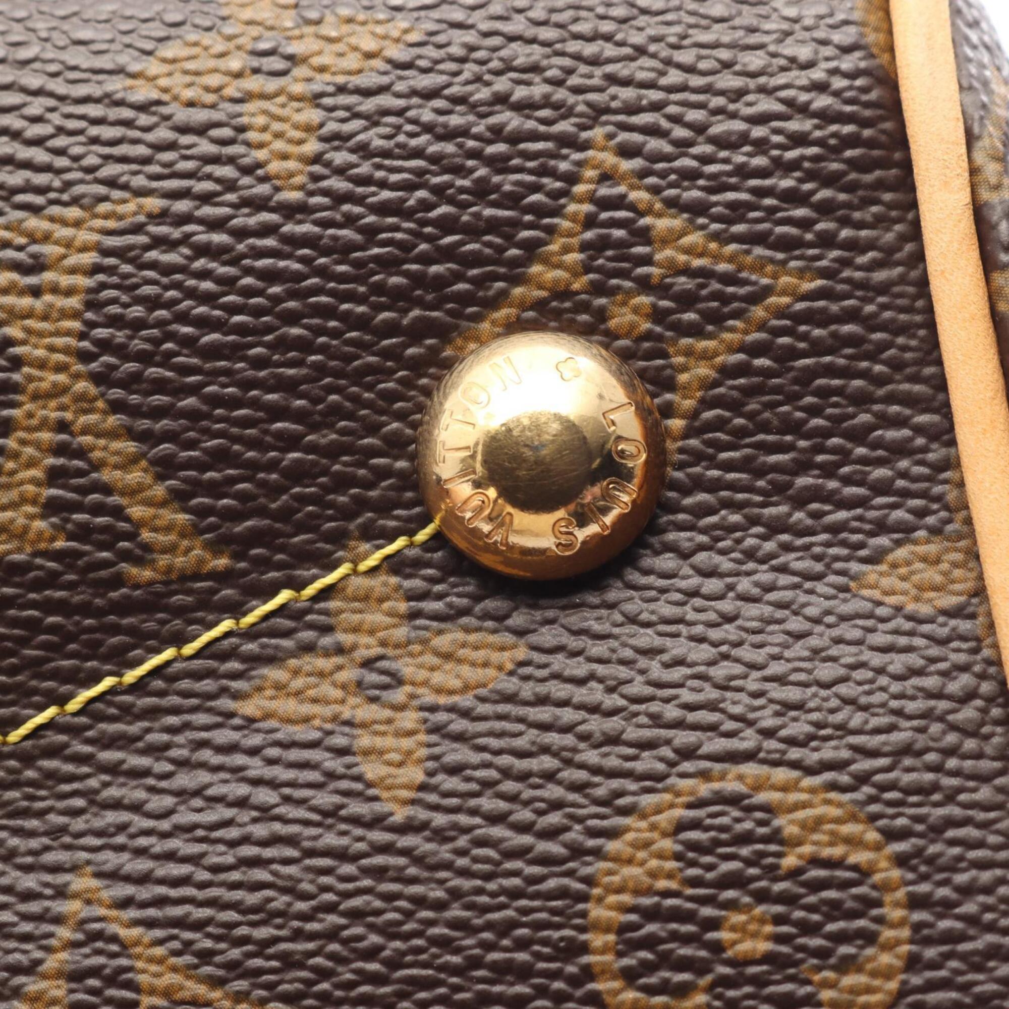 Louis Vuitton Brown Monogram Monogram Leather Handbag (Pre-Owned)