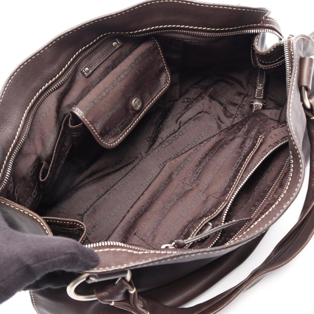 Celine Brown Leather Handbag (Pre-Owned)