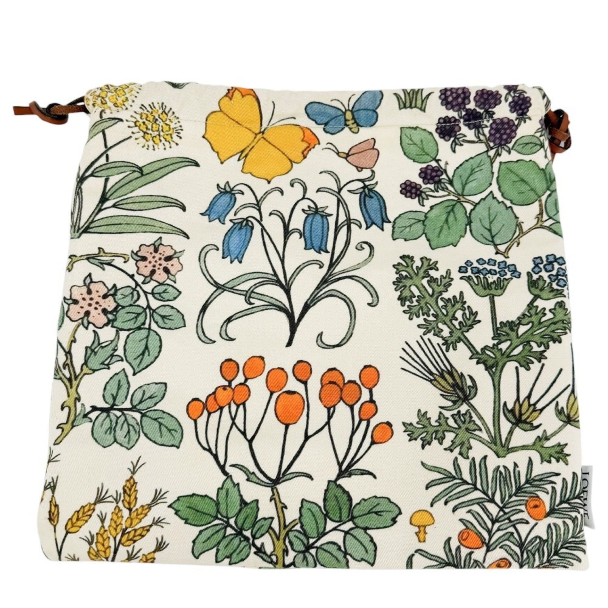Loewe Green Multi-Color Cotton Leather Pouch (Pre-Owned)